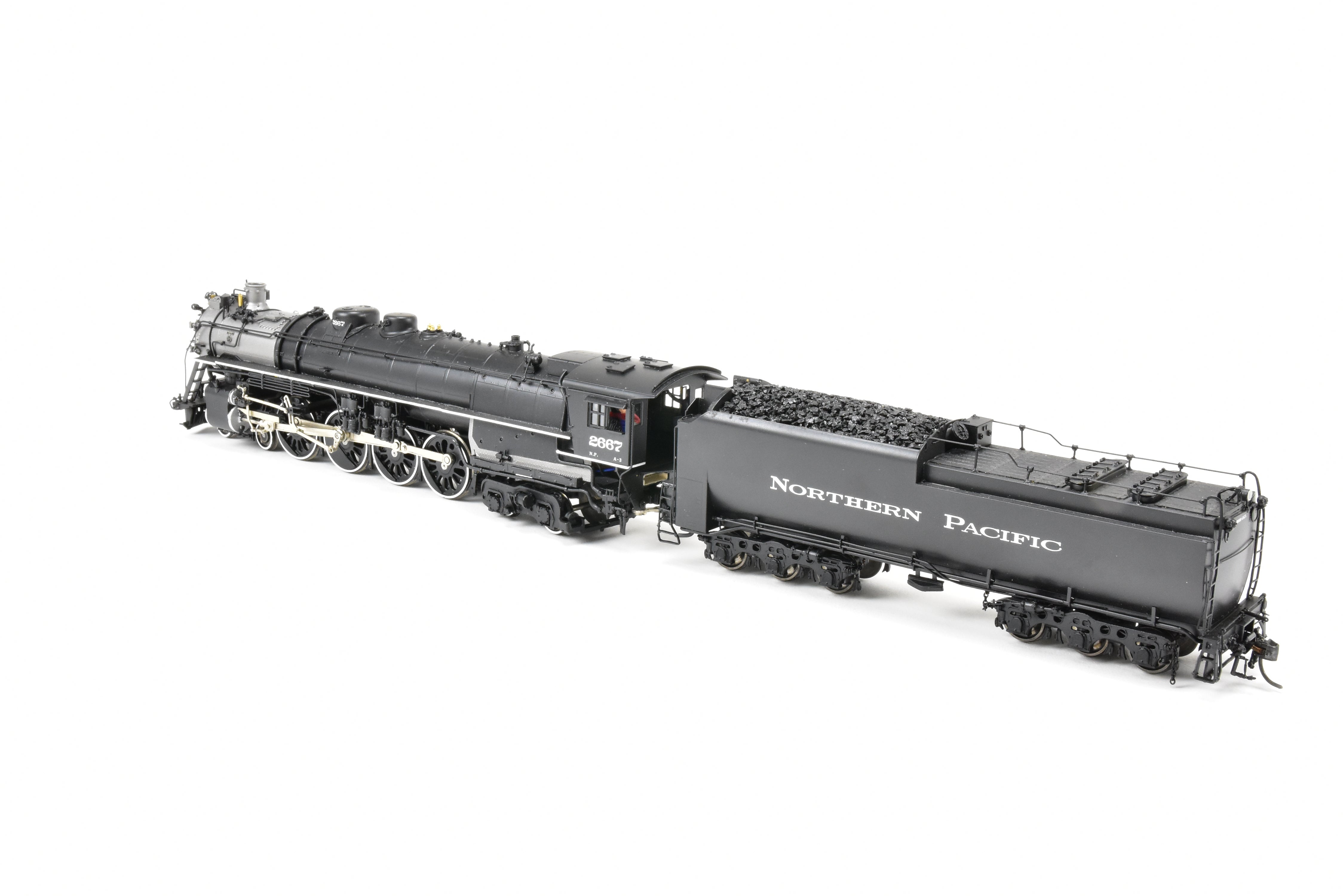 HO Scale Brass Sunset NP A-3 4-8-4 FP #2667 Model with QSI DCC & Sound