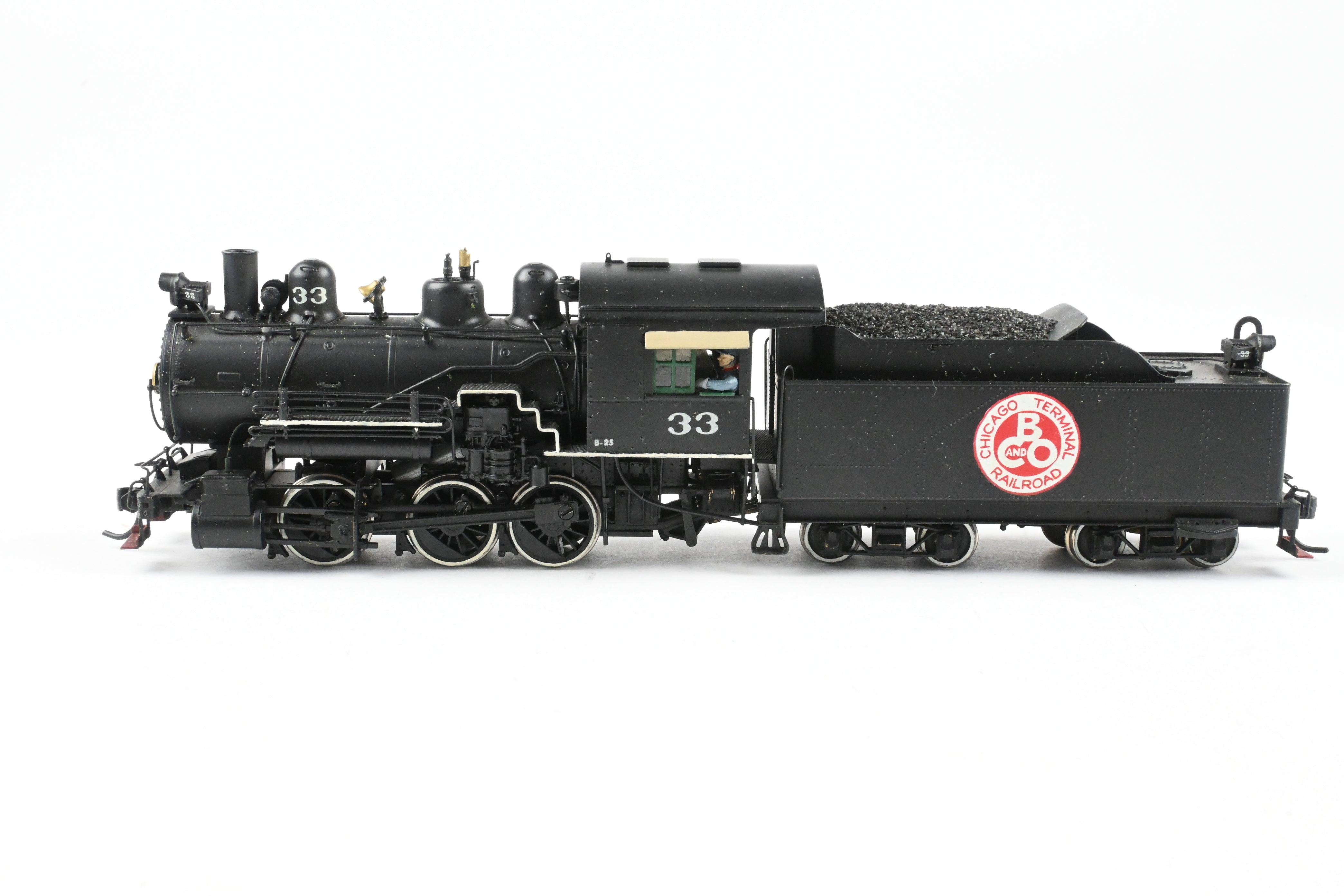 HO Scale Brass PFM Fujiyama Northern Pacific 0-6-0 Class L-9 Custom Painted for Private Road