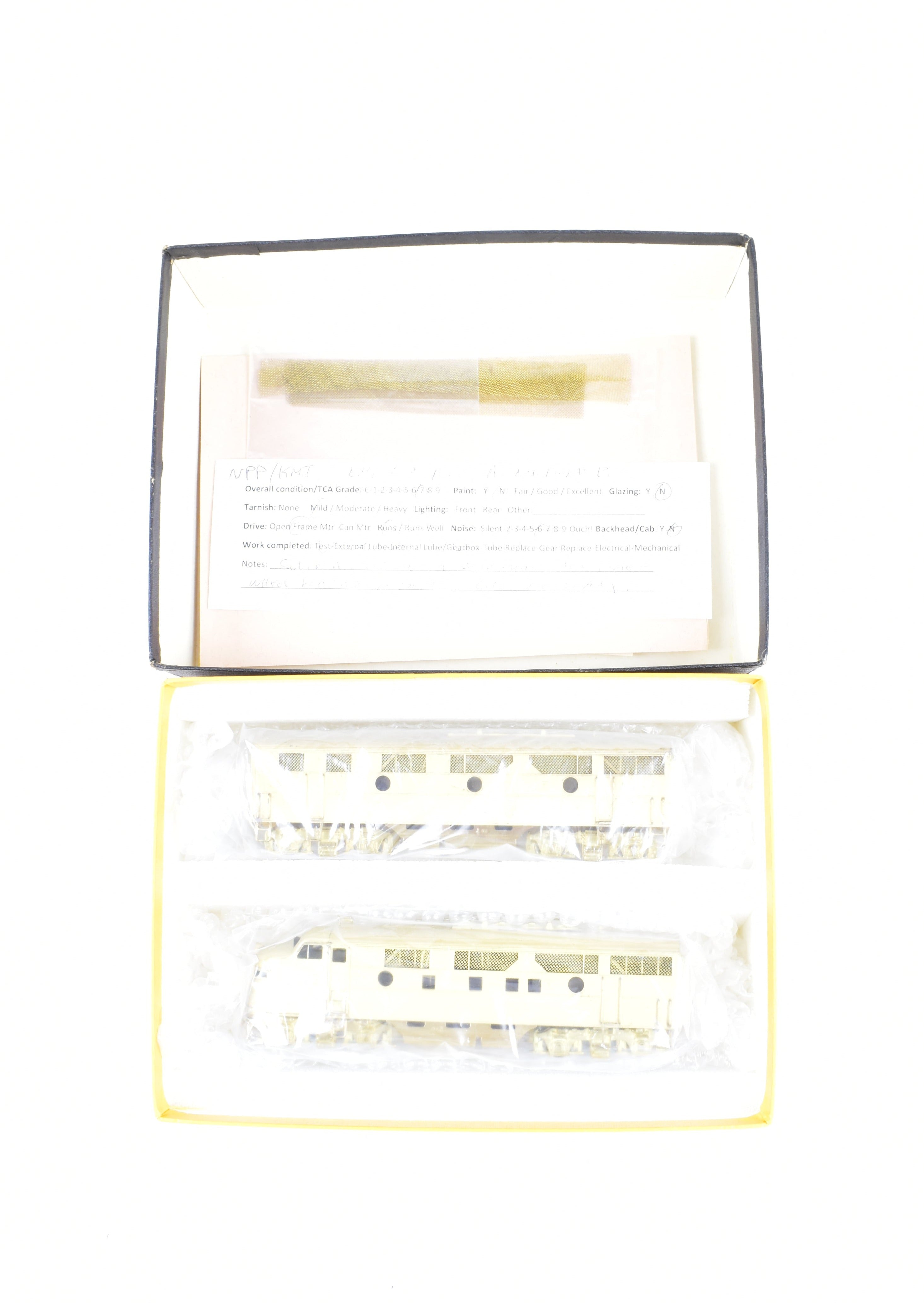 High - Quality HO Scale Brass Nickel - Plated NPP EMD Phase 2 F - 3 A/B Set for Various Railroads