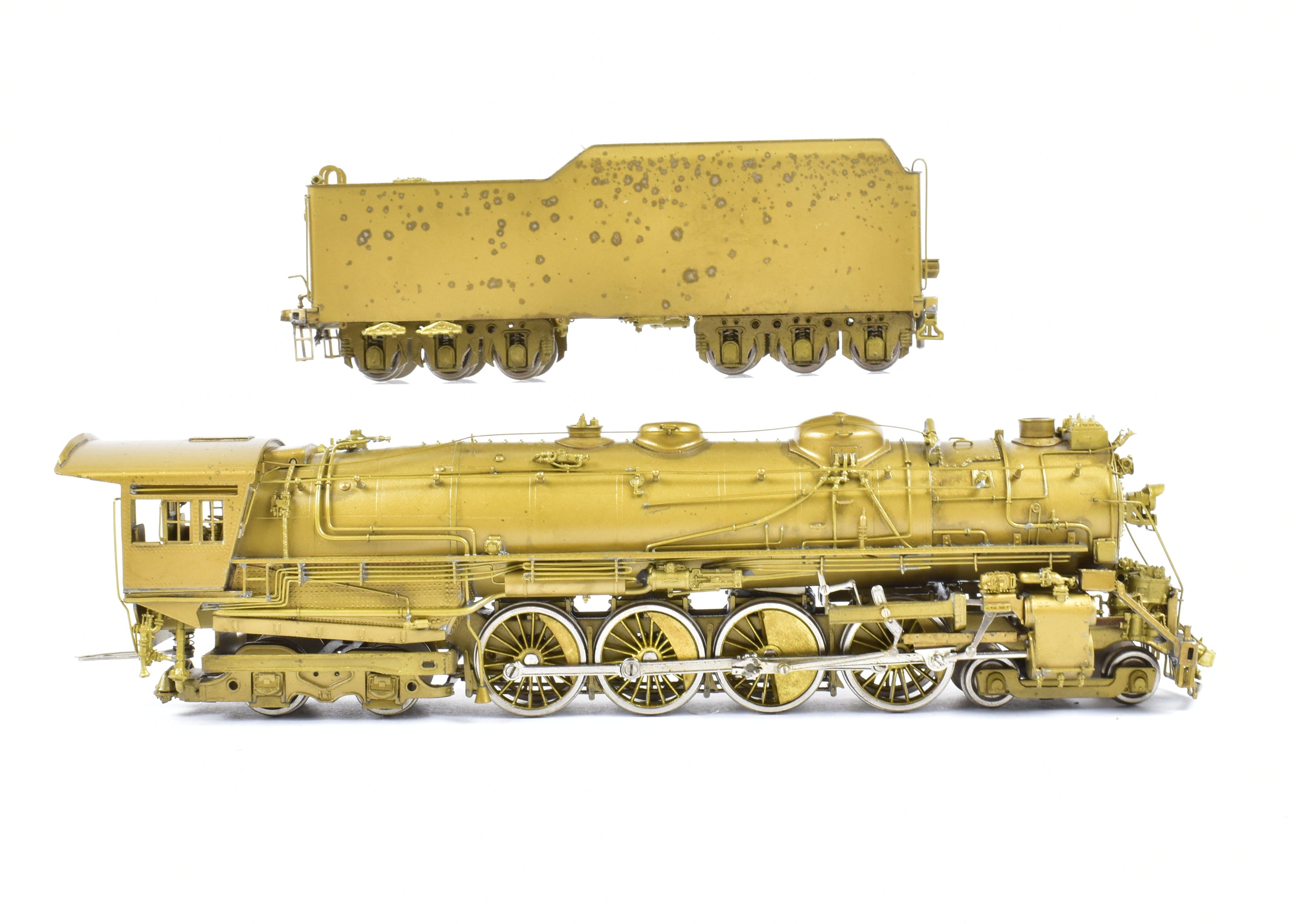 HO Scale Brass Model Train - Chicago & North Western Class H-1 4-8-4, Customized by NJ Custom Brass