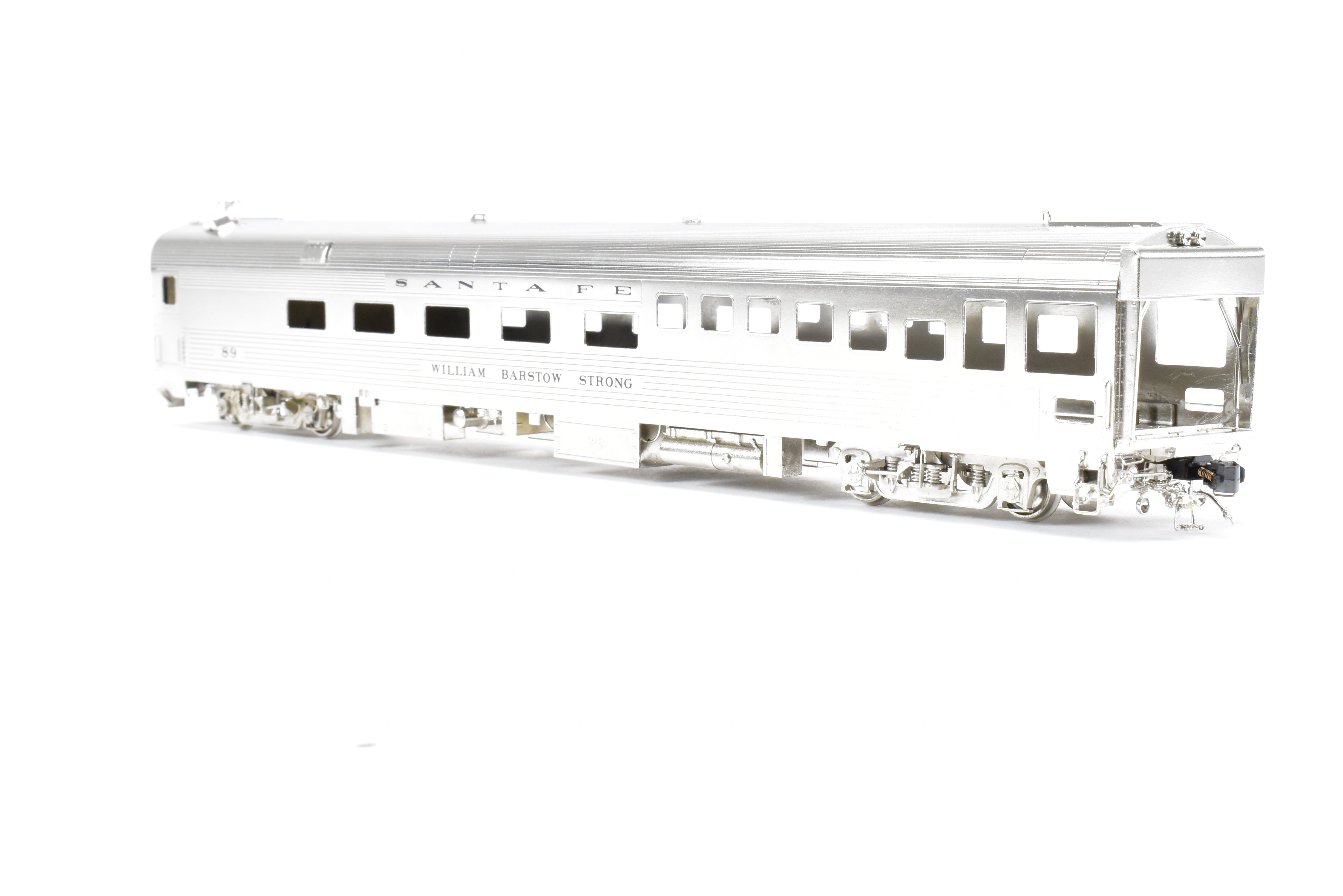 HO Brass Stewart Locomotive Works ATSF Santa Fe #89 William Barstow Strong Decorated Model