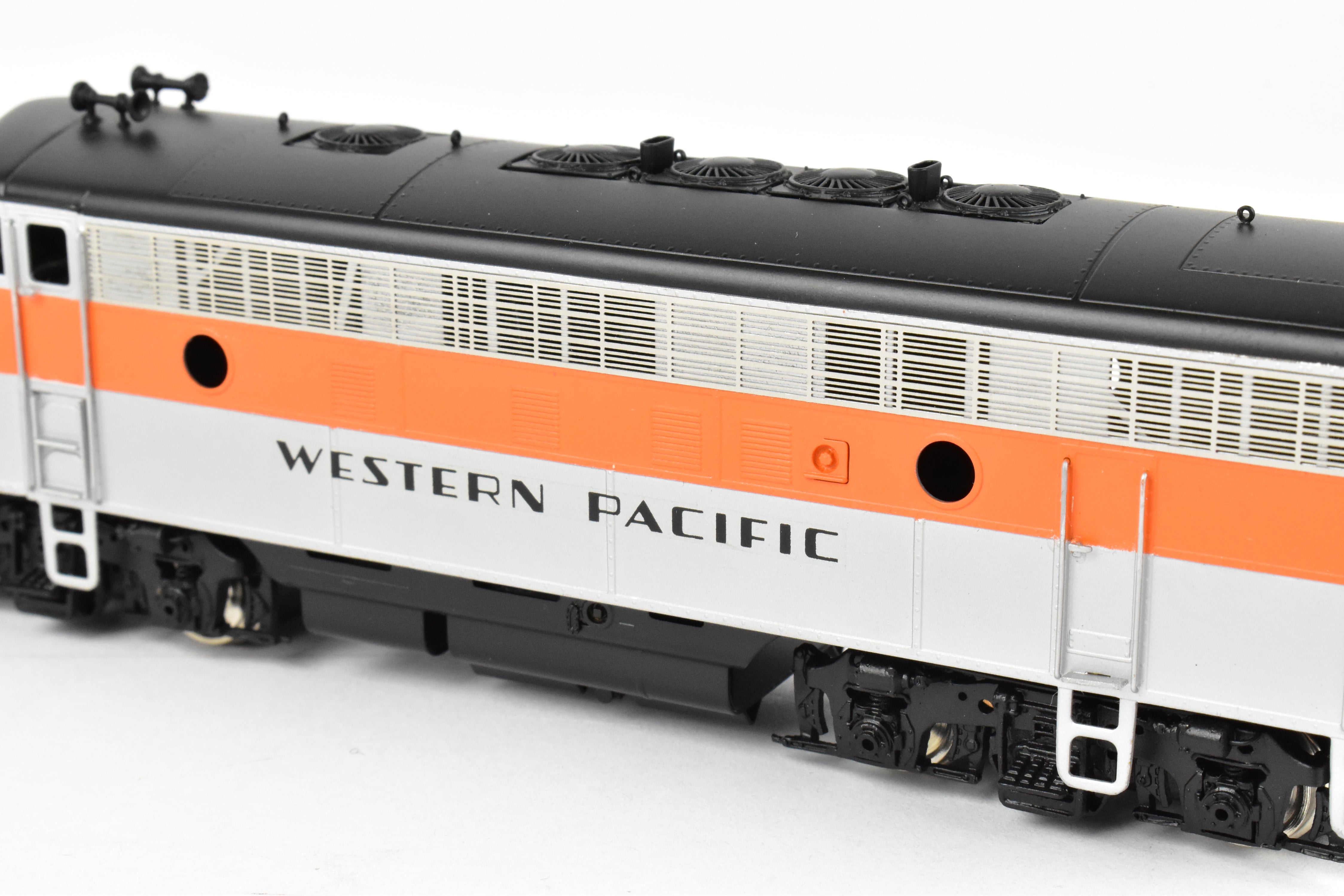 HO Brass Oriental Limited WP Western Pacific EMD F7 A/B/B/A Set, 1500 HP Each, Factory Painted Freight