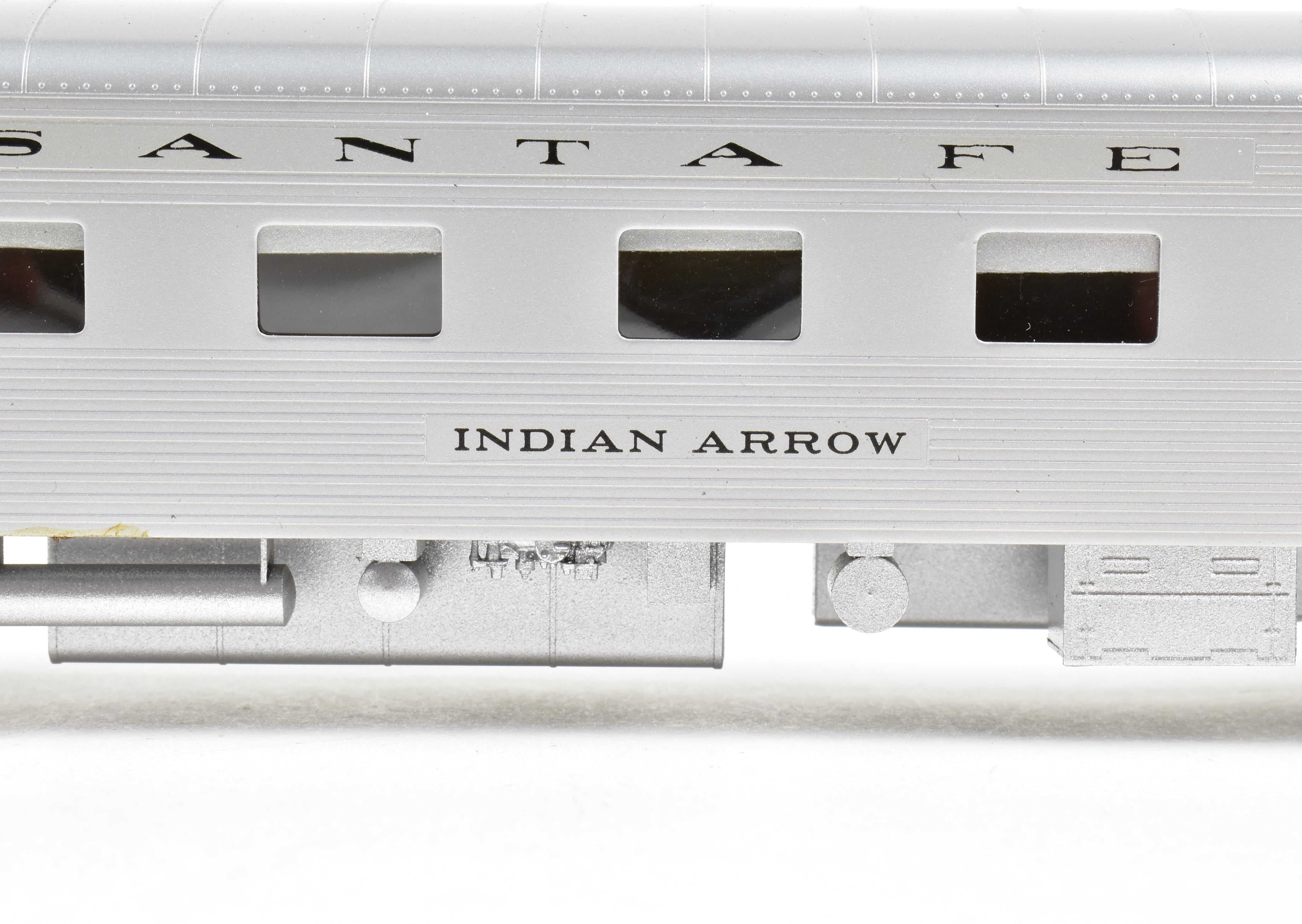HO Scale Brass Model Train - Soho ATSF Santa Fe Indian Series 11 DB Sleeper with Custom Finished Indian Arrow Design