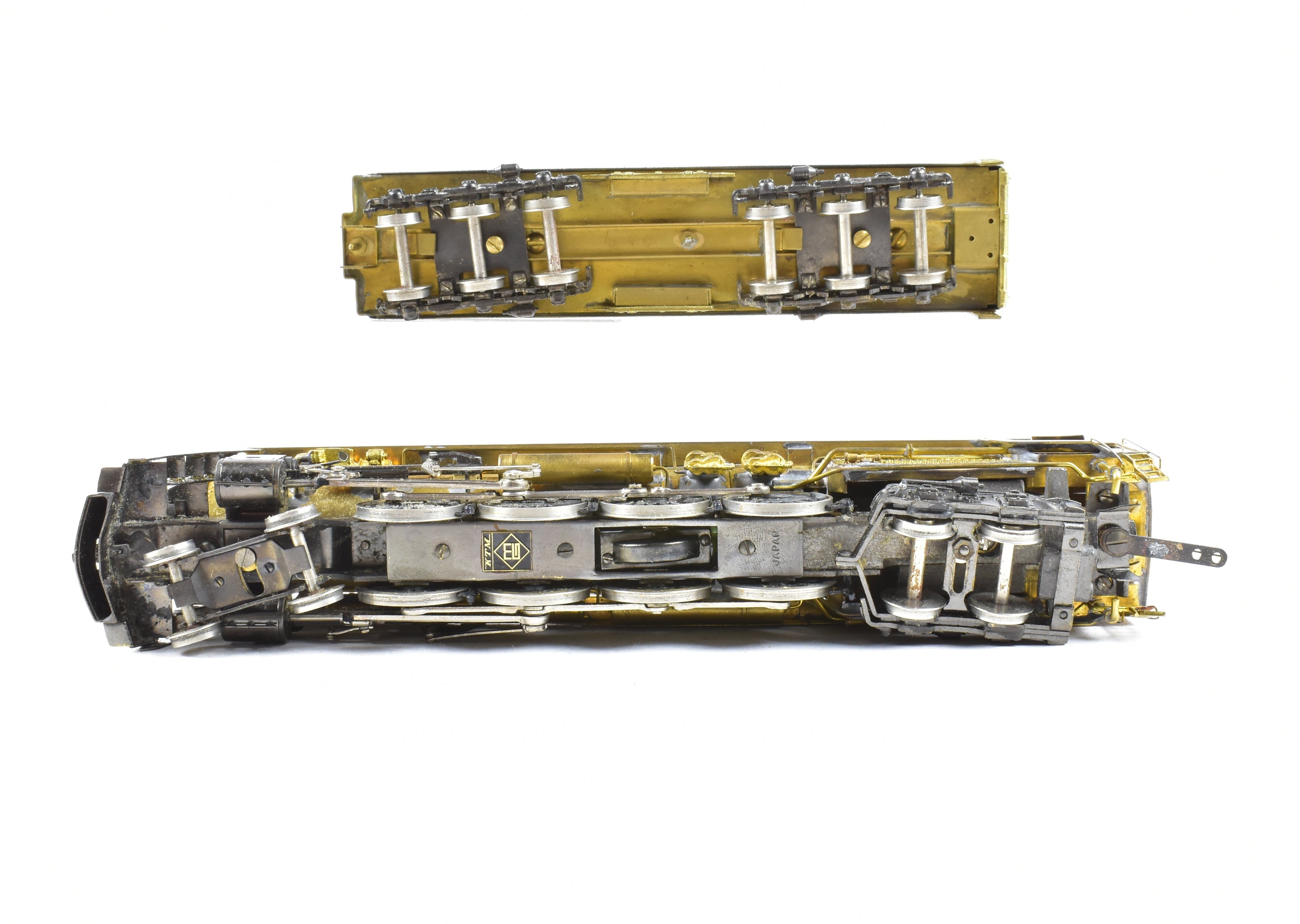 HO Scale Brass Max Gray Model Train - Southern Pacific Class GS - 4 4 - 8 - 4 De - Skirted Locomotive Replica