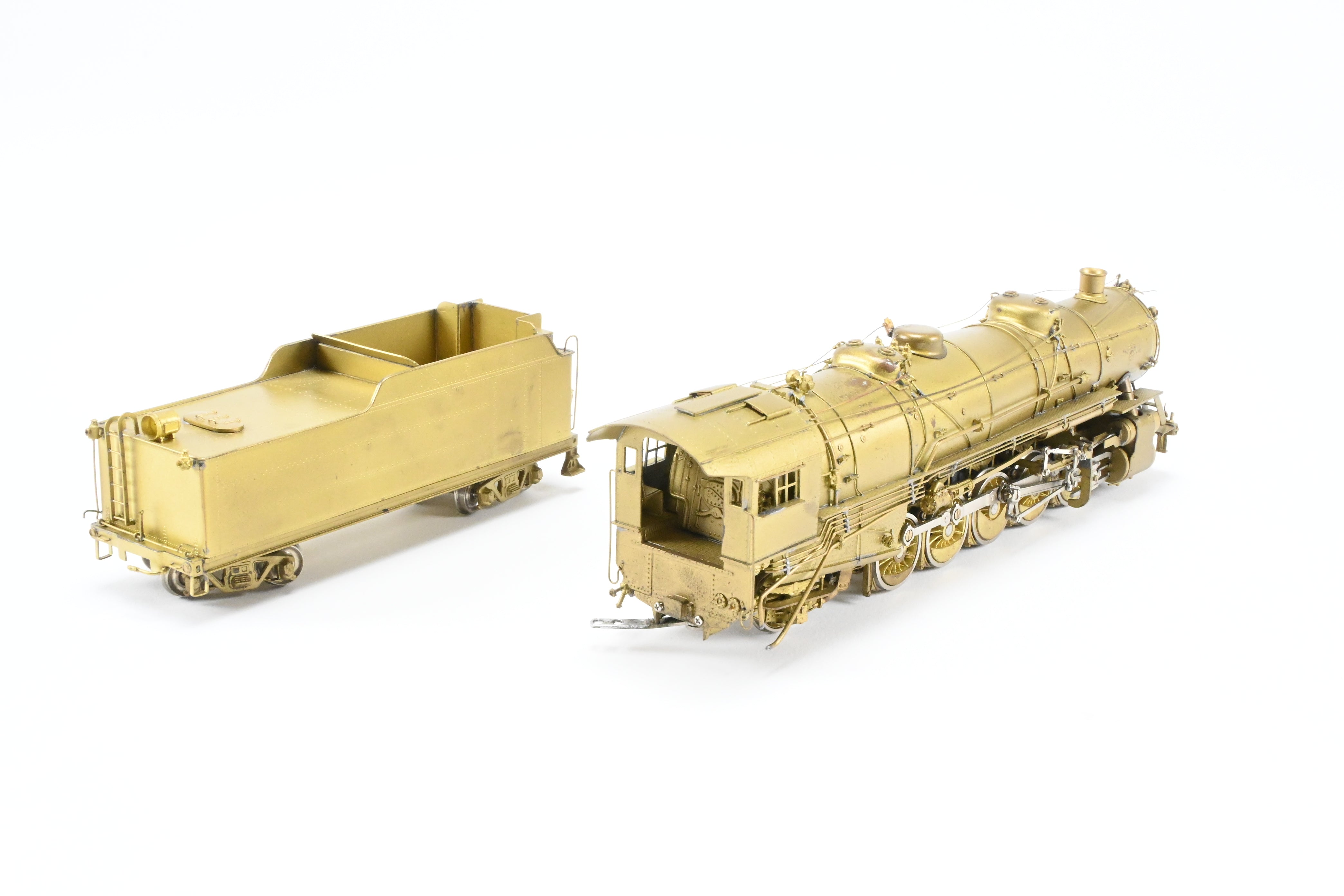 HO Scale USRA 2-10-2 Heavy Brass Model by Key Imports, 1970s