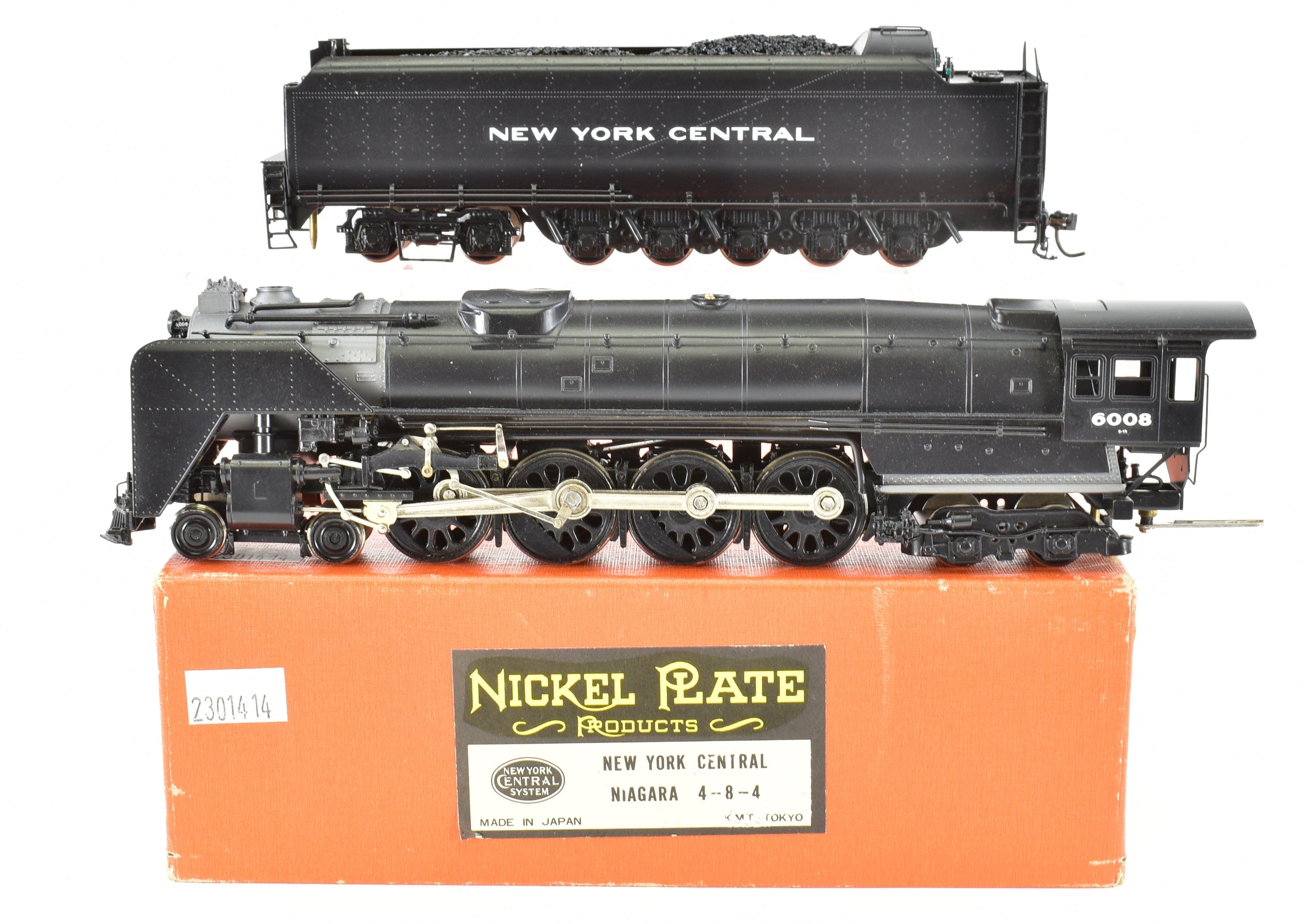 HO Scale Brass Nickel - Plated Railroad Model: New York Central S - 1b Niagara 4 - 8 - 4 Professionally Painted with Can Motor Upgrade by Nickel Plate Products NYC