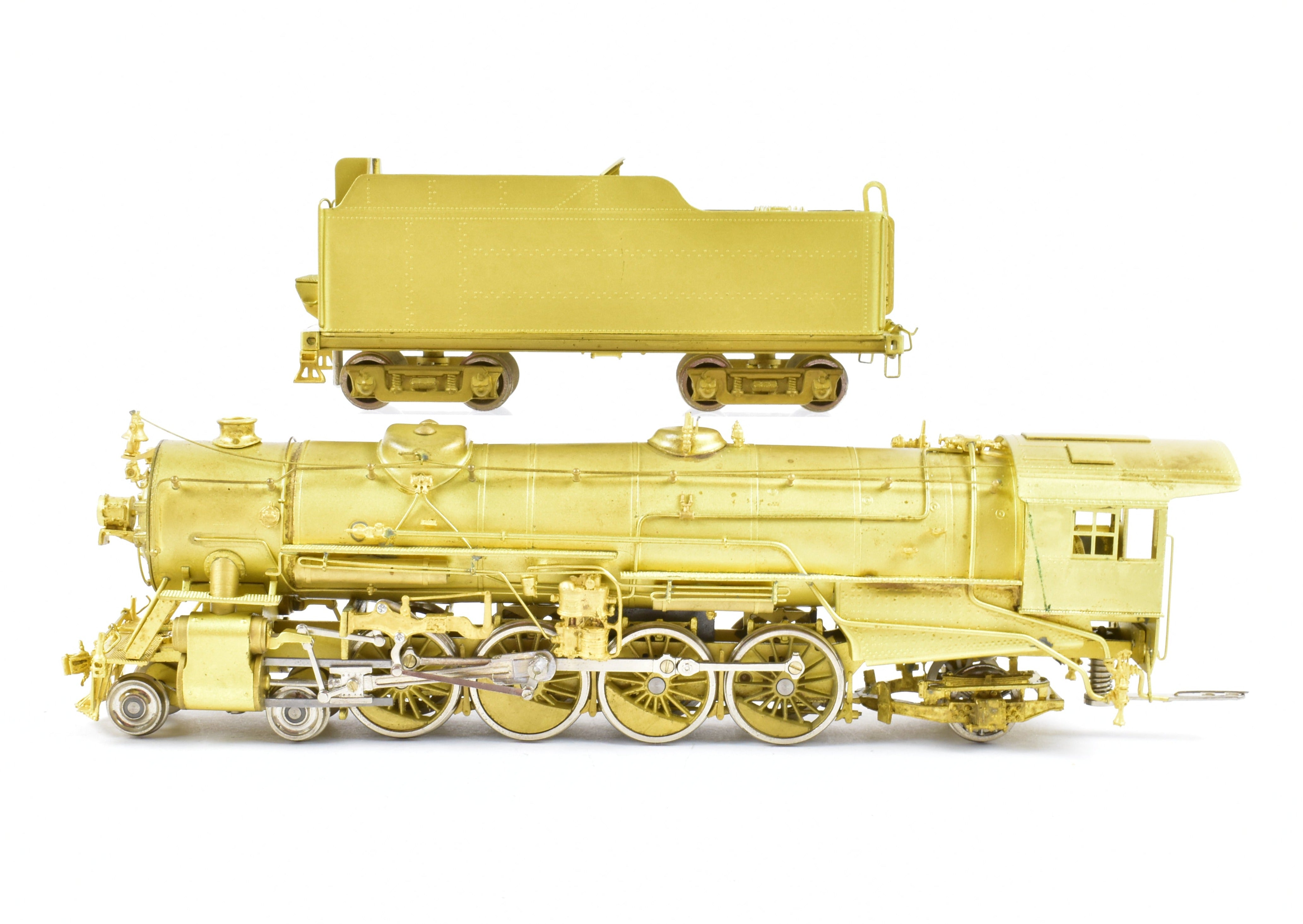 HO Scale Brass Model of Sunset Models' USRA (United States Railway Administration) Heavy 4 - 8 - 2 Mountain Locomotive