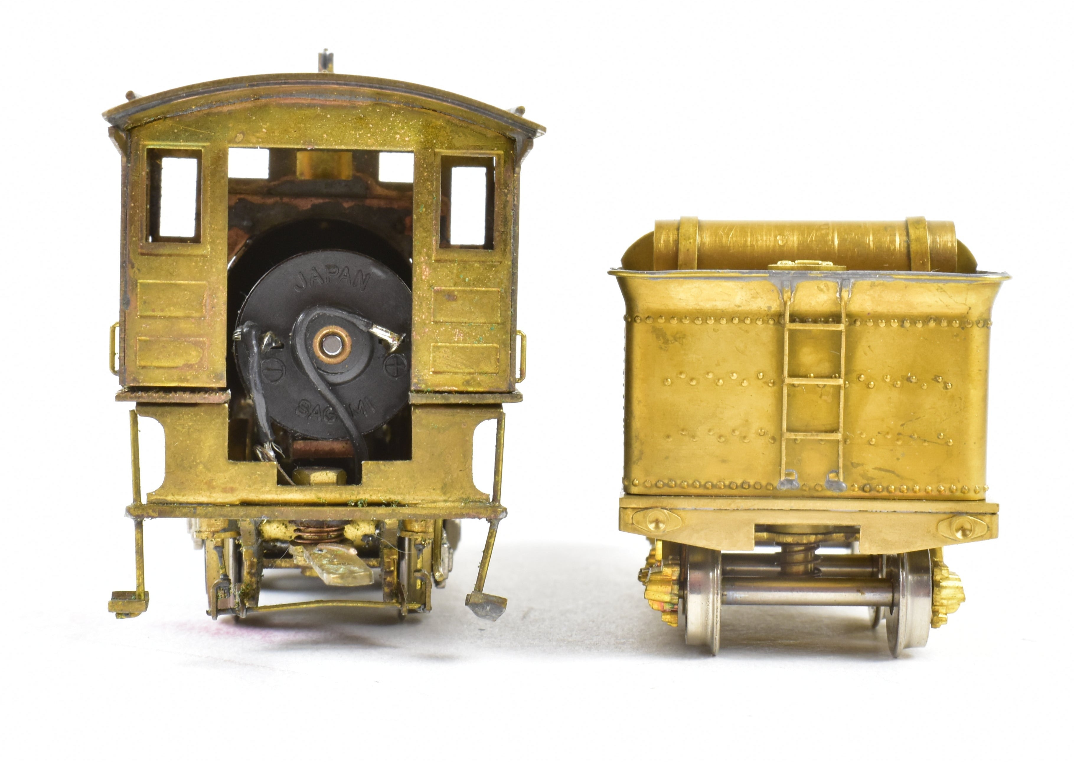 HO Scale Brass Model Train - Model Engineering Works Colorado Midland 4-6-0 Ten Wheeler Locomotive with Upgraded Drive System