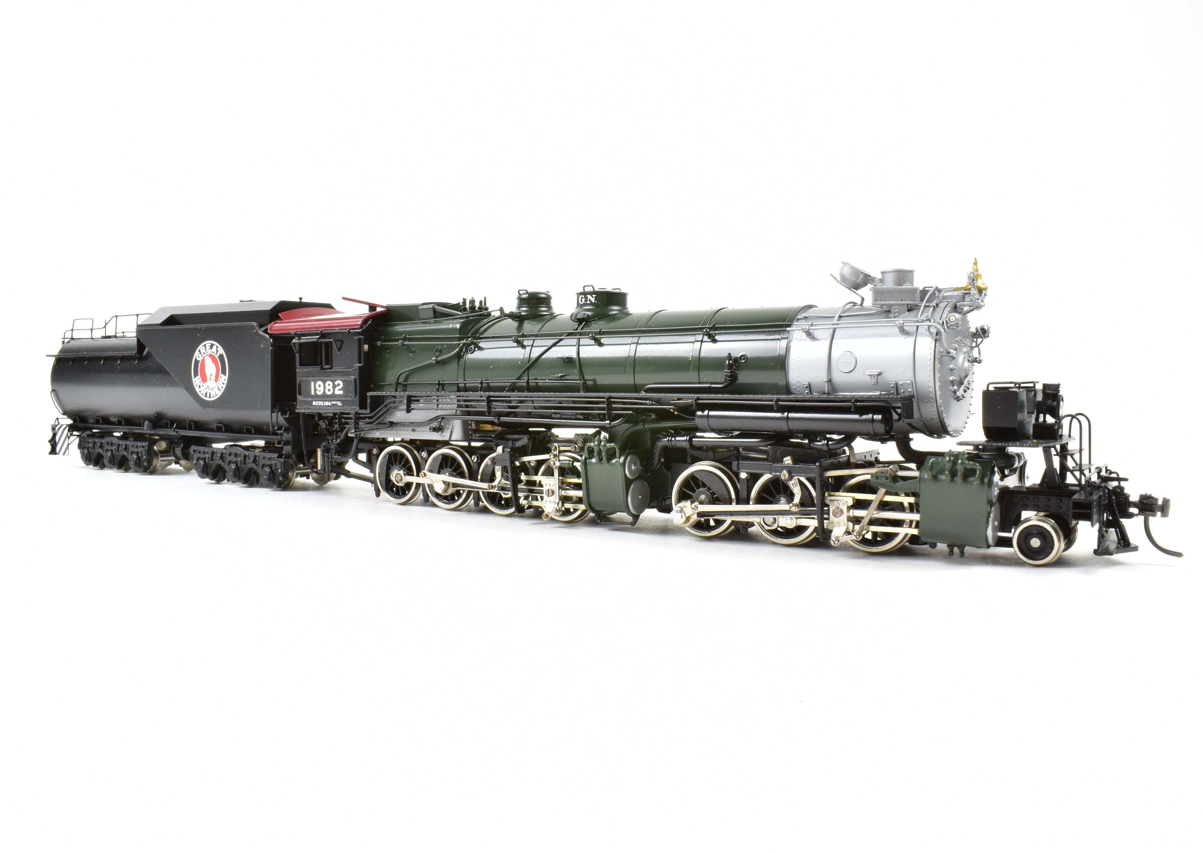 HO Scale Brass PFM - Tenshodo GN Model Train - Great Northern 2-6-8-0 Class M-2 Locomotive from 1973 Run