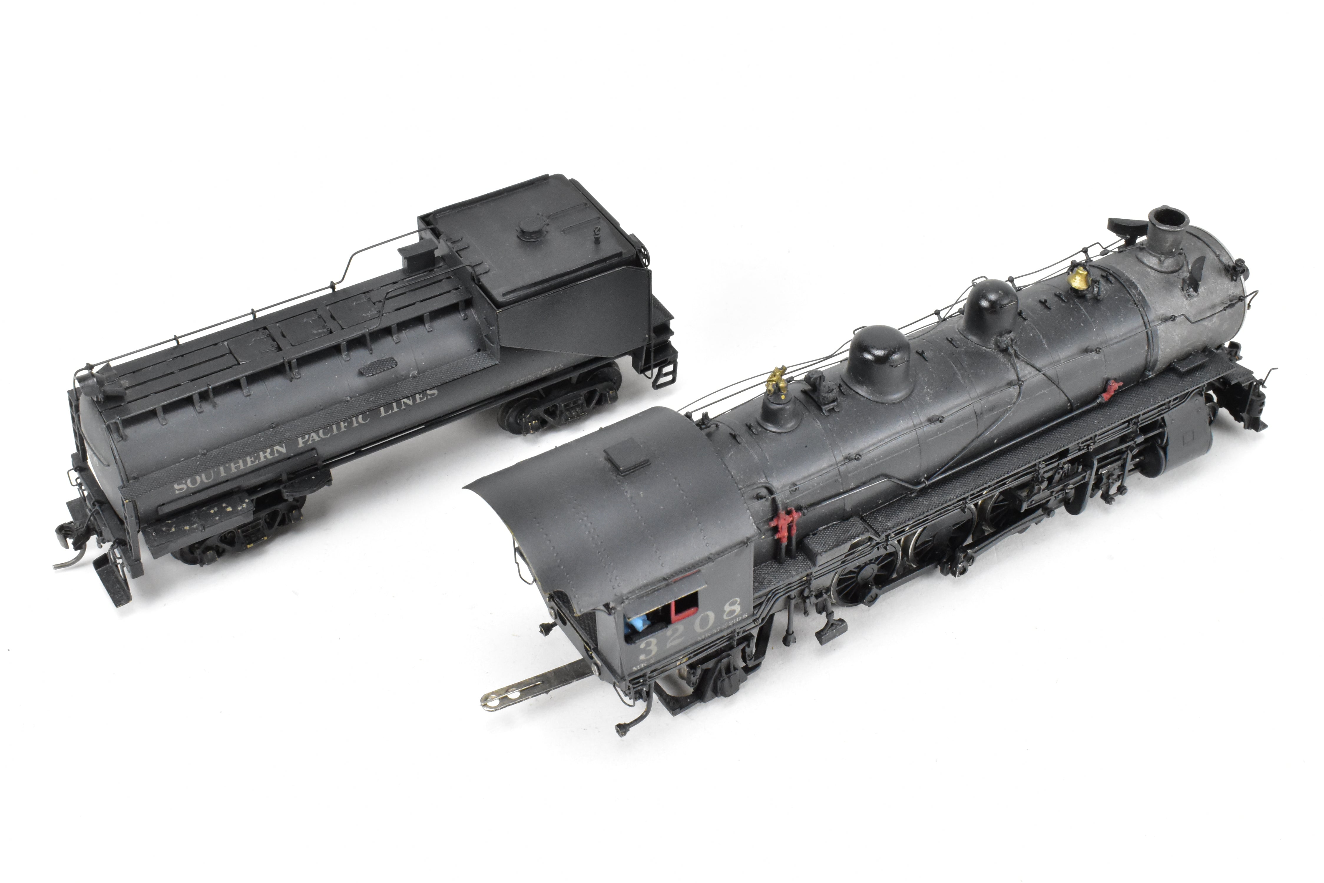 HO Brass Sunset Models SP - Southern Pacific MK - 2 2 - 8 - 2 CP #3208 with Light Weathering