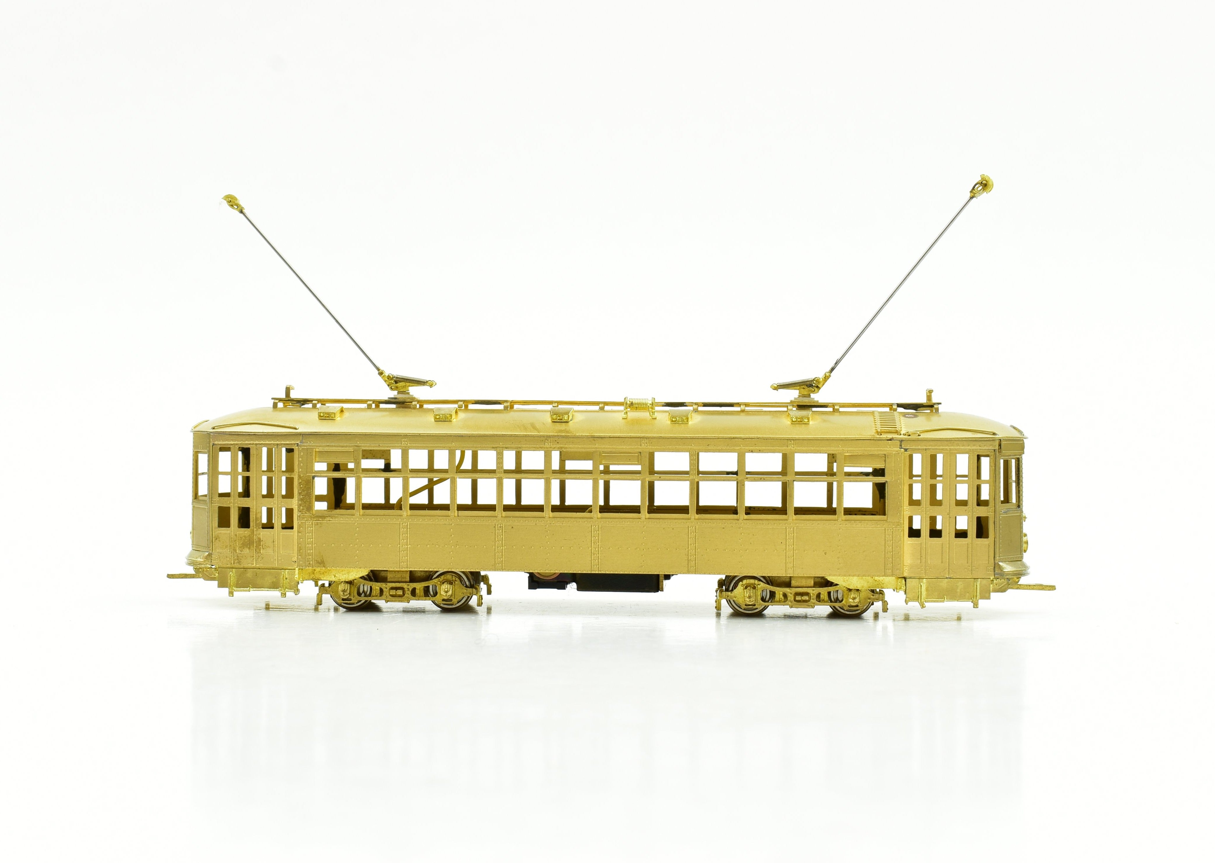 HO Scale Brass MTS Traction BER - 1929 Modified Boston Elevated Railway Type 5 Streetcar