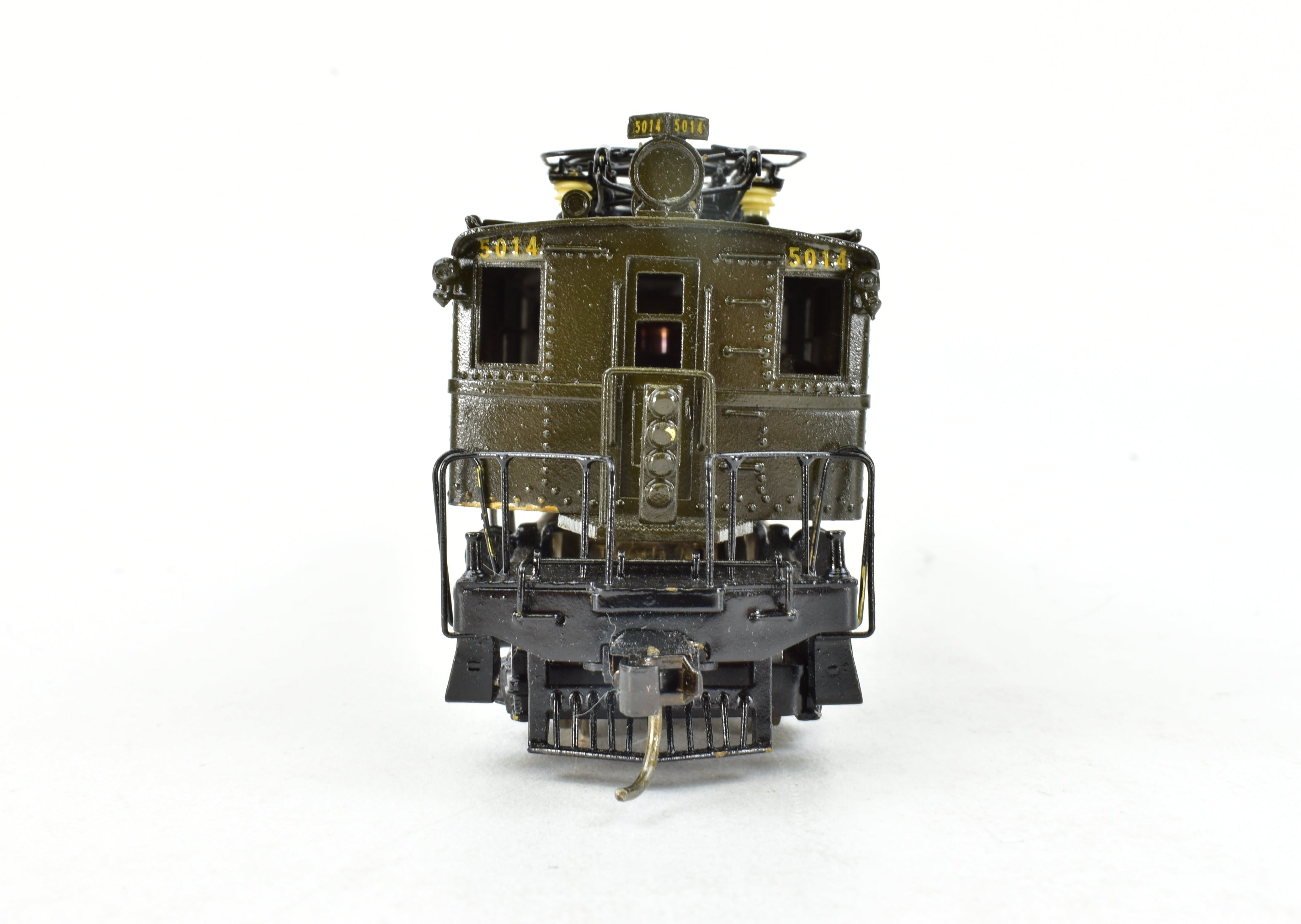 HO Scale Brass Max Gray Great Northern Y - 1 Electric Locomotive with Custom Green Paint, Model CP No. 5014