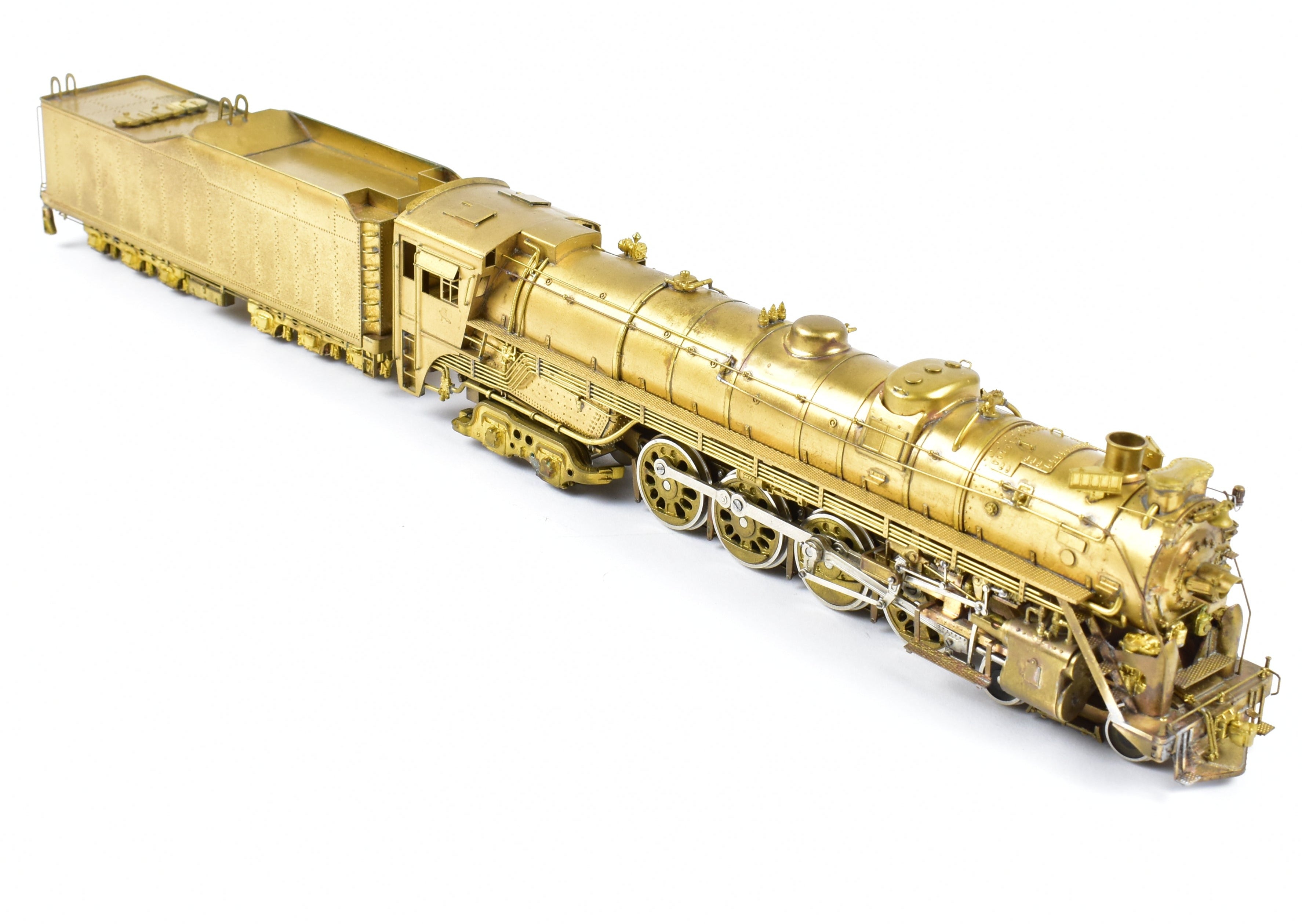 High - Quality HO Scale Brass Pacific Fast Mail Model - Toby's Denver & Rio Grande Western 4 - 8 - 4 Class M - 68 Steam Locomotive in ReBoxx Packaging