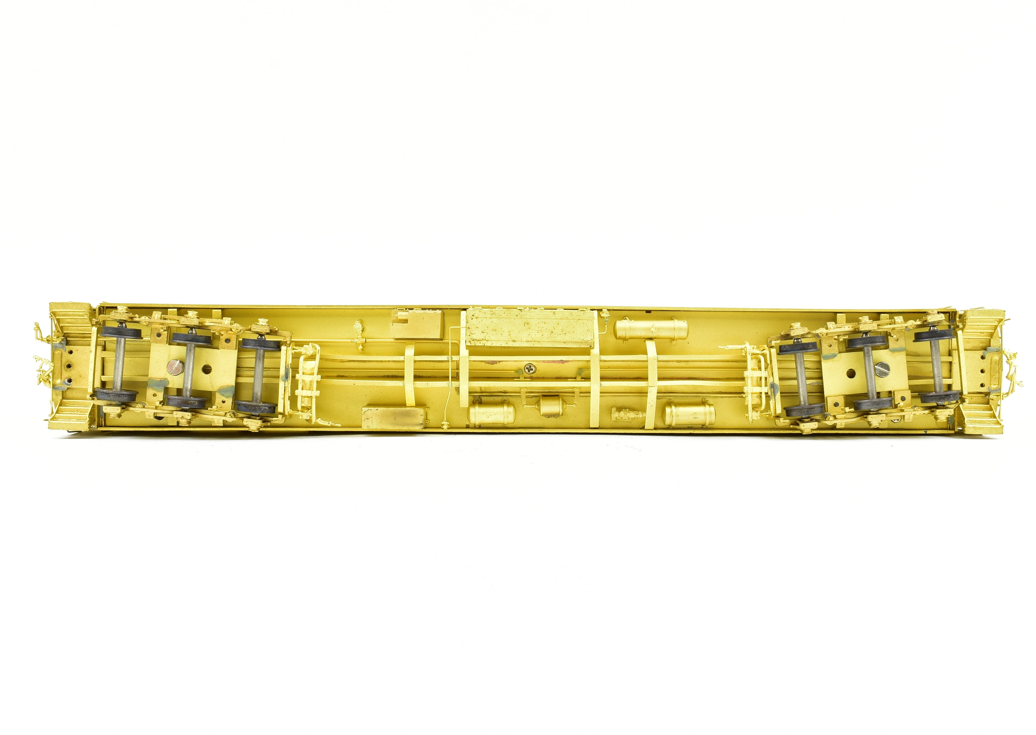 HO Scale Brass Model of ATSF - Santa Fe Heavyweight Chair Car With A/C in the 3050 - 3069 Series by Pecos River Brass