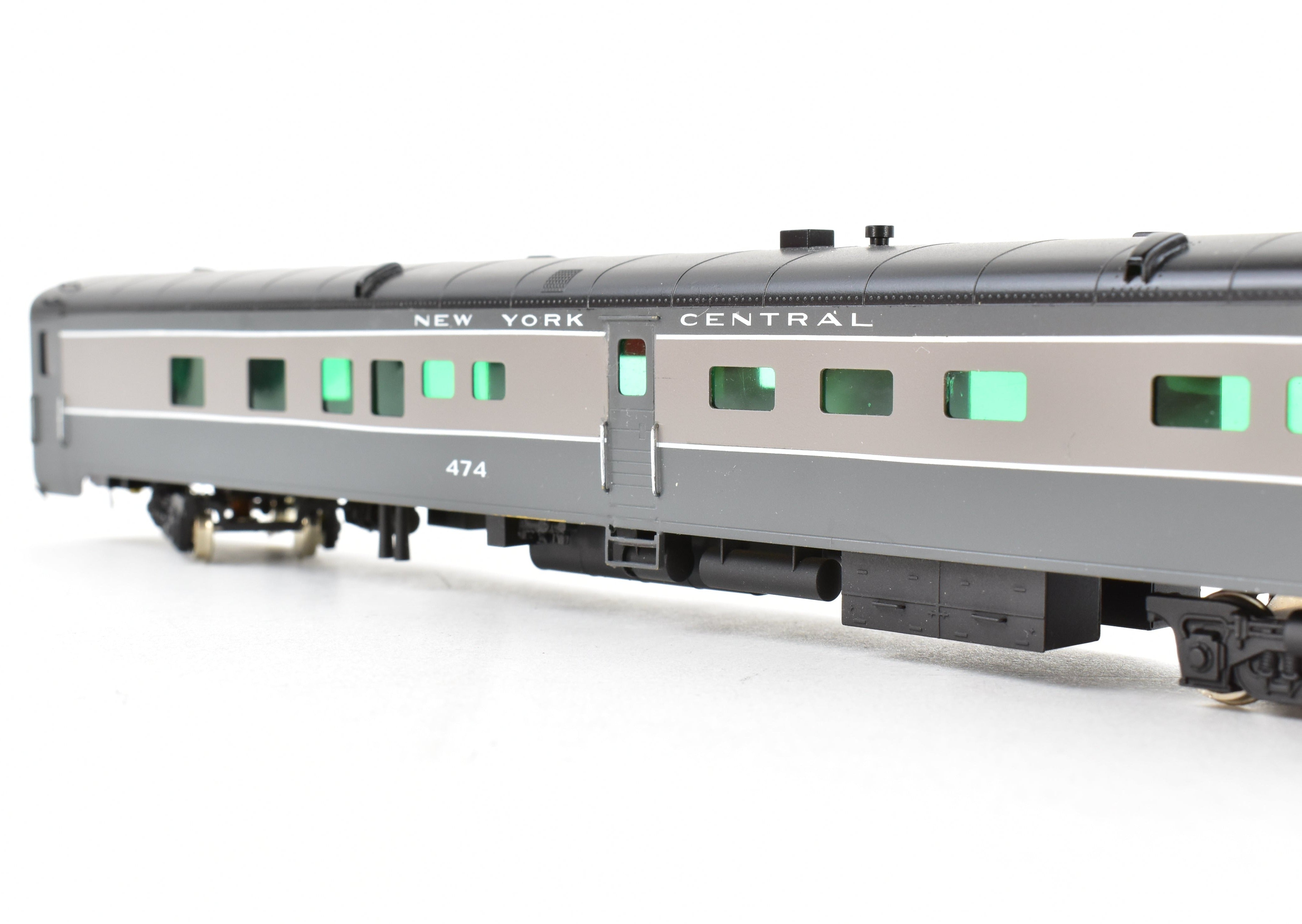 HO Scale Brass Soho NYC - New York Central #474 Custom Painted Kitchen Dormitory Car Model for Model Train Enthusiasts