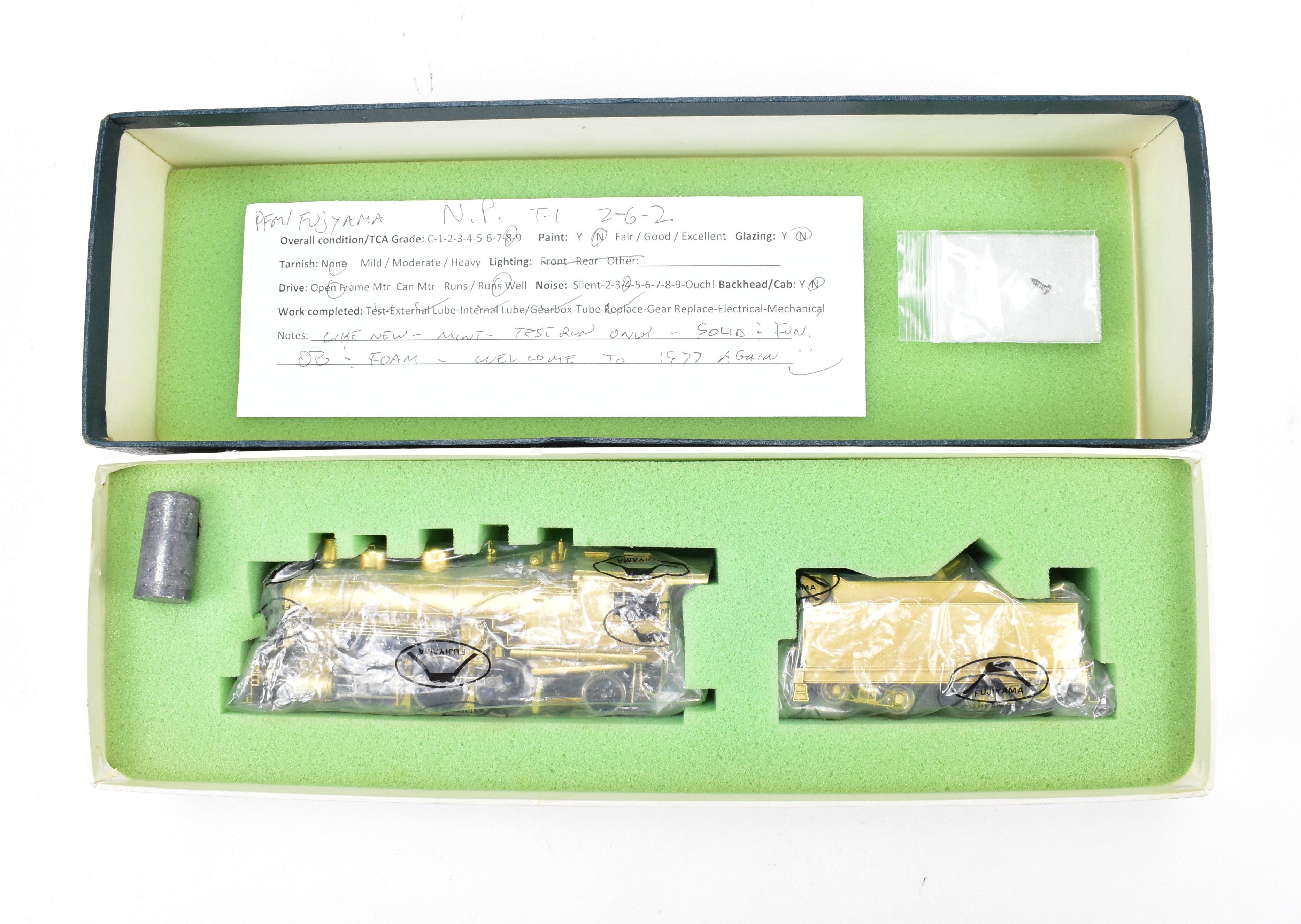 HO Scale Brass PFM Fujiyama Northern Pacific 2-6-2 Class T-1 Prairie Model