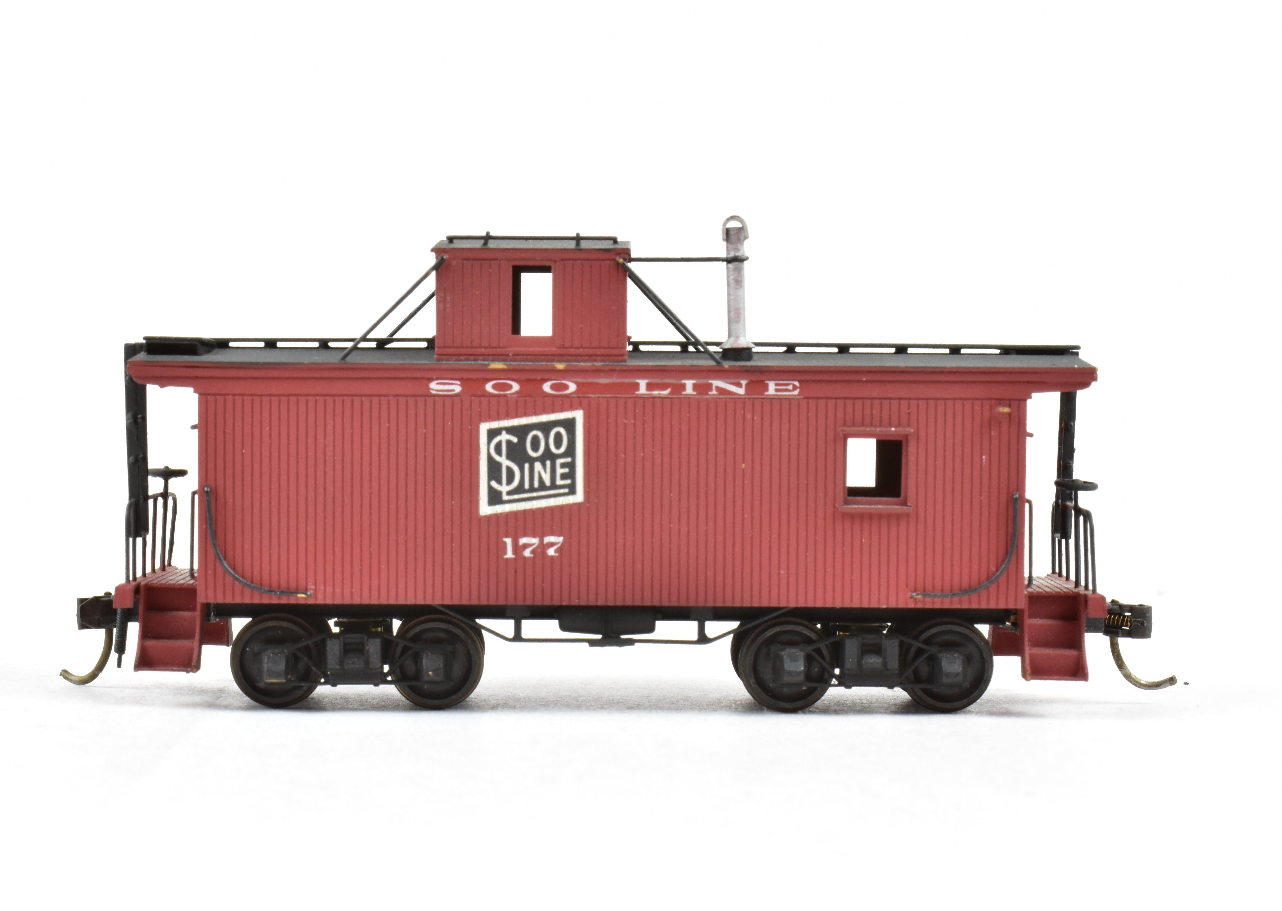 Custom Painted HO Scale Brass NPP Soo Line Caboose from 1972