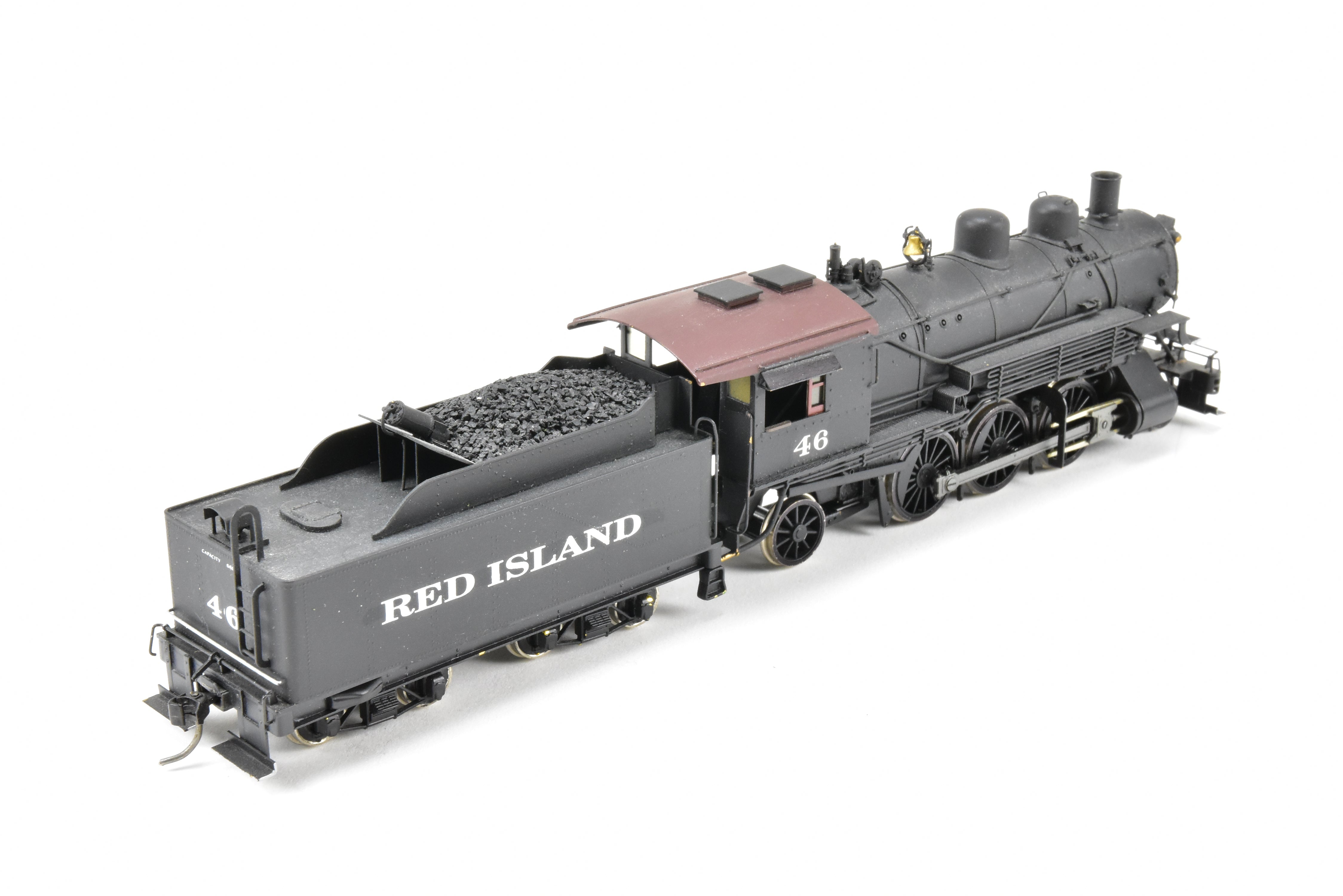 HO Scale Brass PFM - Fujiyama Northern Pacific 2-6-2 Class T-1 Prairie Model Train with Custom 'Red Island 46' Painting