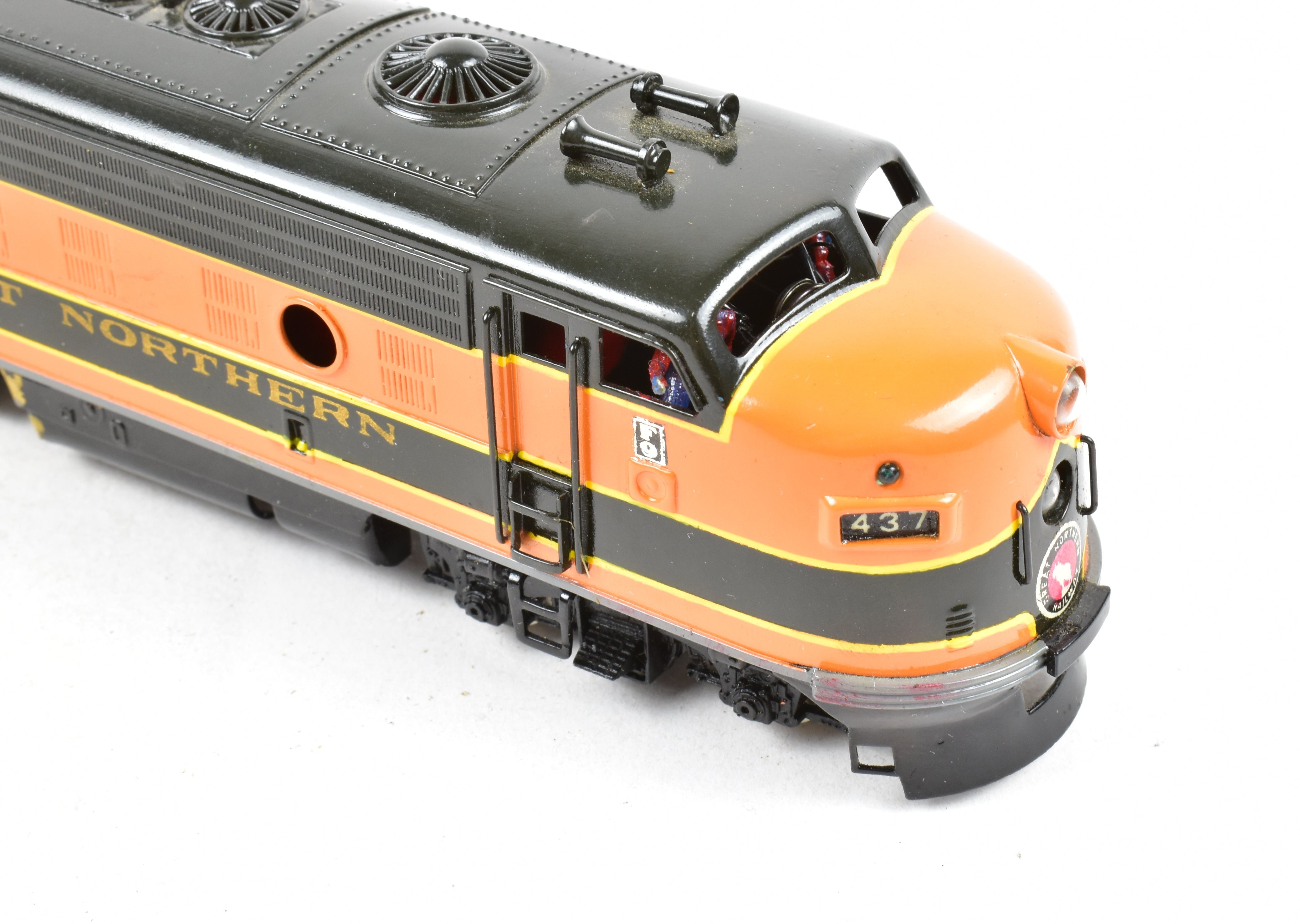 HO Scale Brass Tenshodo Great Northern F7 A/B Pair Factory-Painted Models