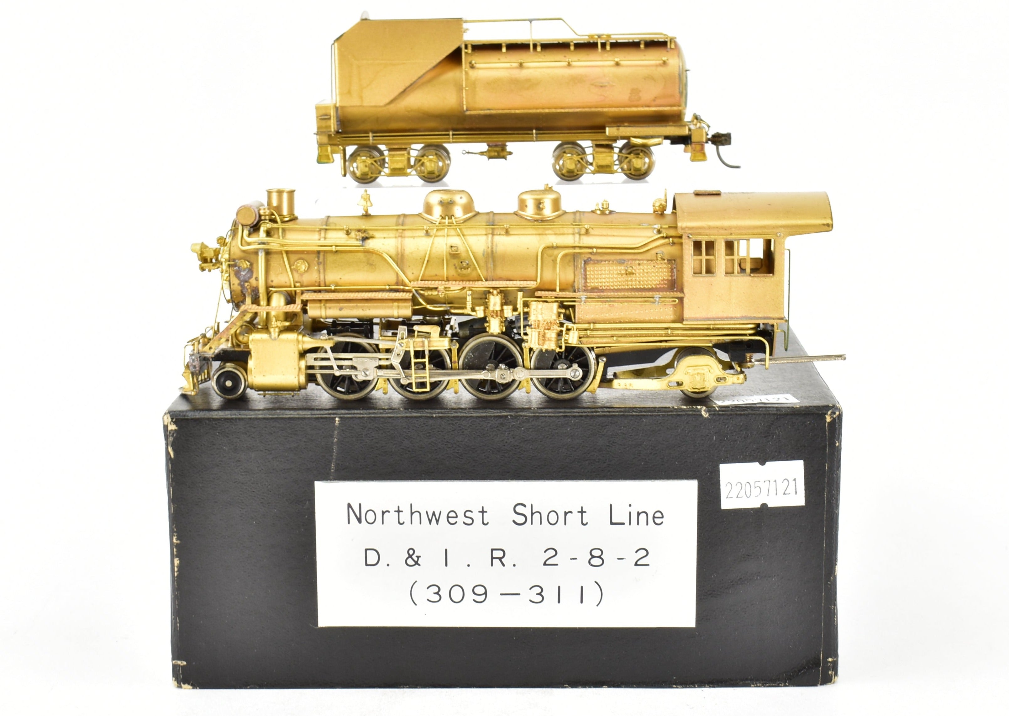 HO Scale Brass Model Train - Northwest Short Line DM&IR Missabe Class N - 2 2 - 8 - 2 Locomotives 309 - 311