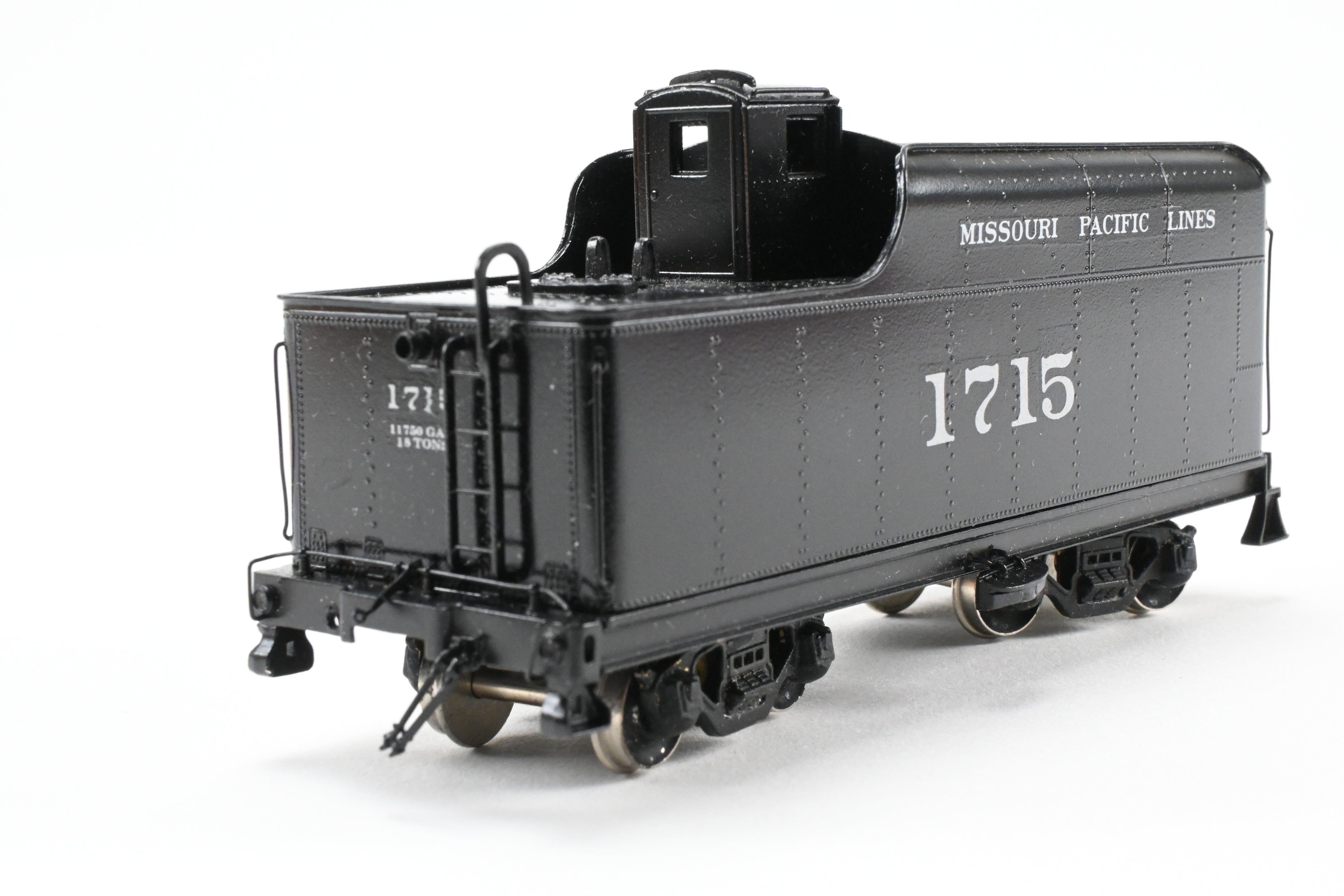 HO Scale Brass Missouri Pacific 2-10-2 Steam Locomotive Tender Model No. 1715 by Sunset Models - Tender Only