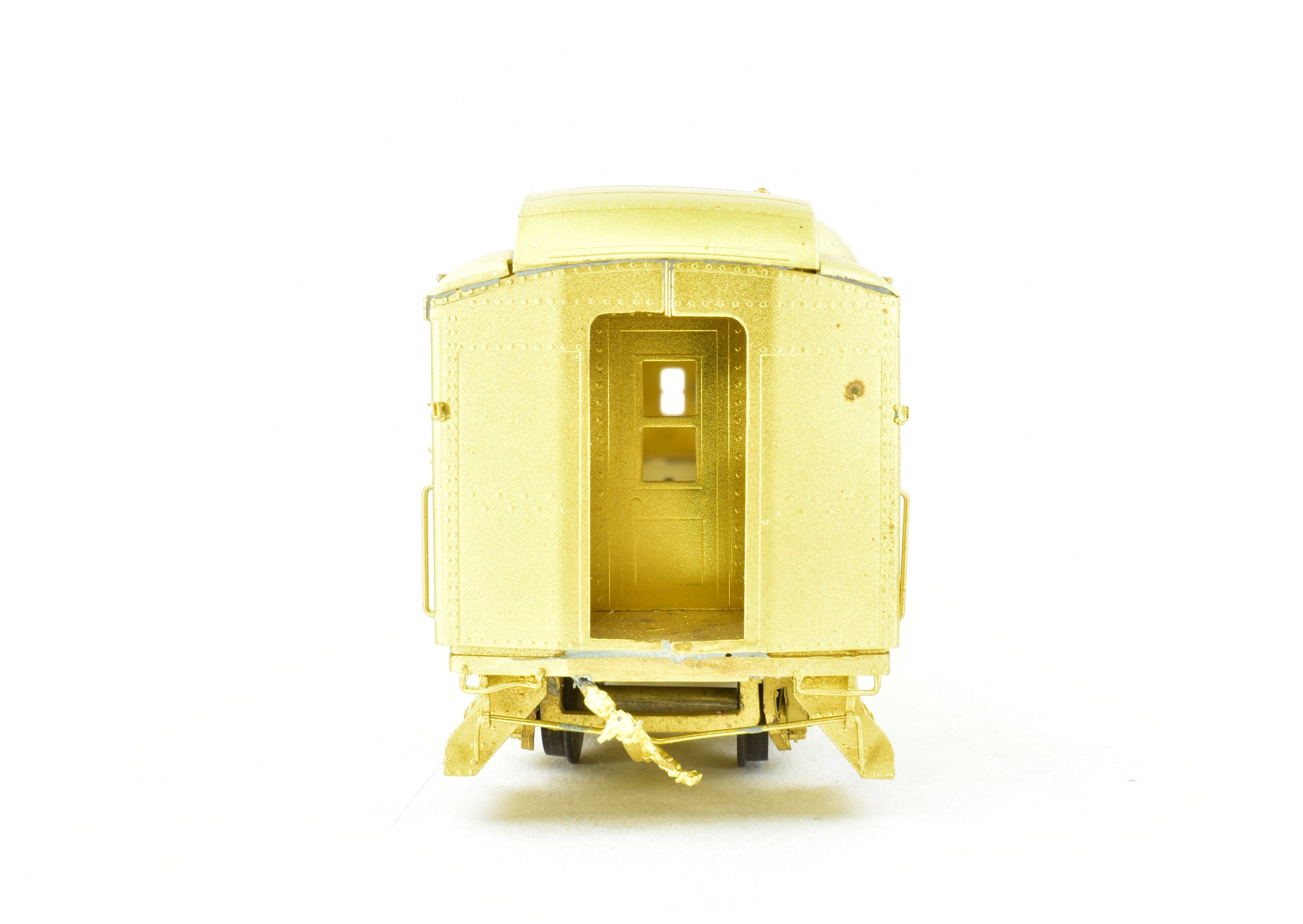 HO Scale Brass Model of Pecos River Brass ATSF - Santa Fe Heavyweight Chair Smoker with AC, Numbered from 1039 to 1049