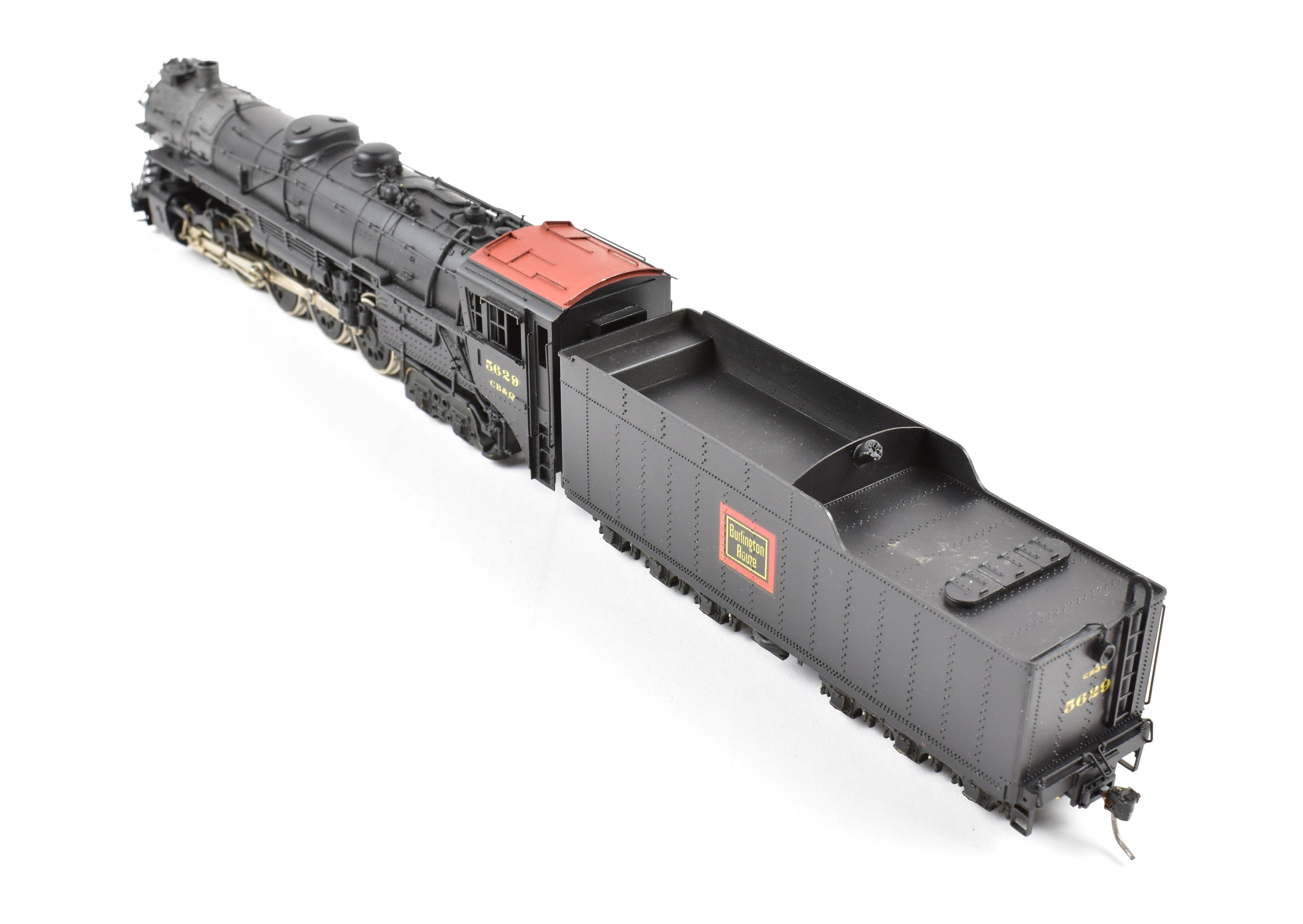 1969 HO Brass PFM Toby Crown Model CP No. 5629 Burlington Route 4-8-4 O-5