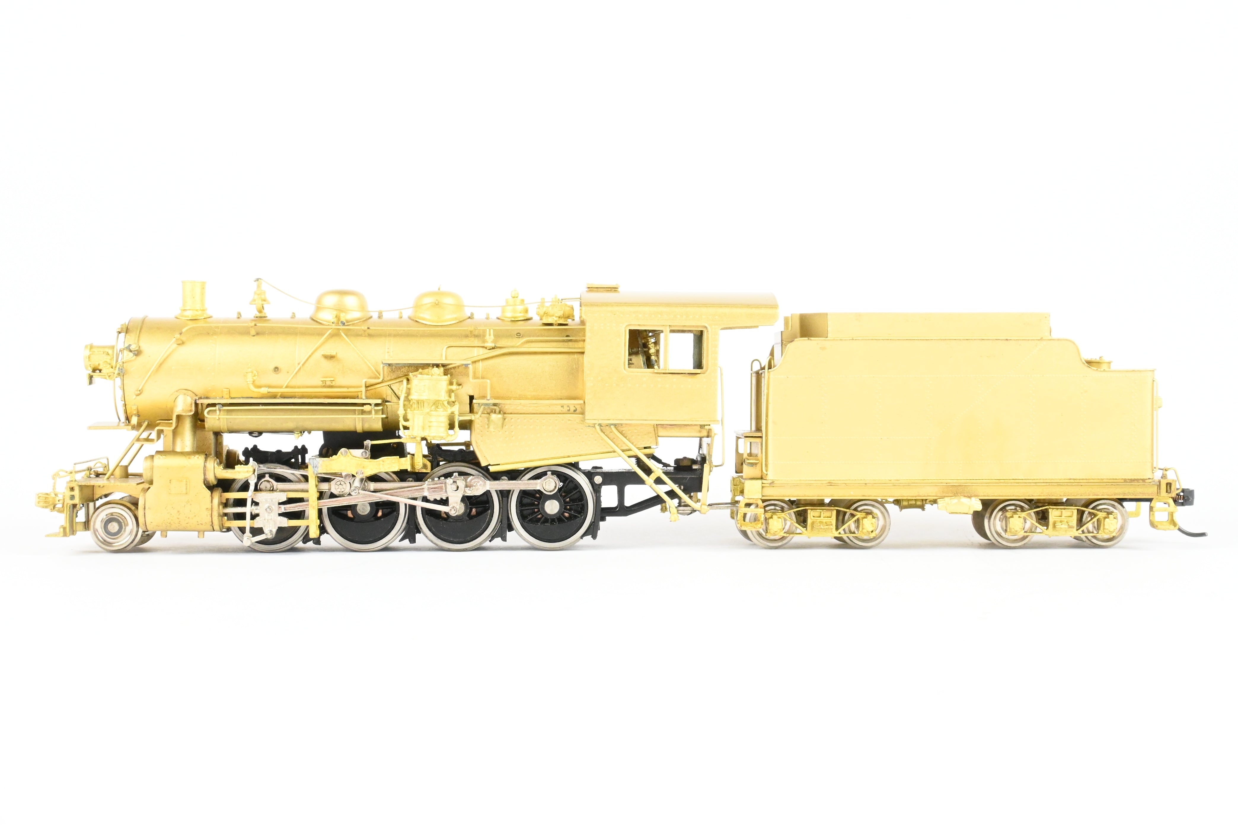 HO Brass NYO&W 2-8-0 Class W-1 Nickel Plated Locomotive with Side Air Pumps