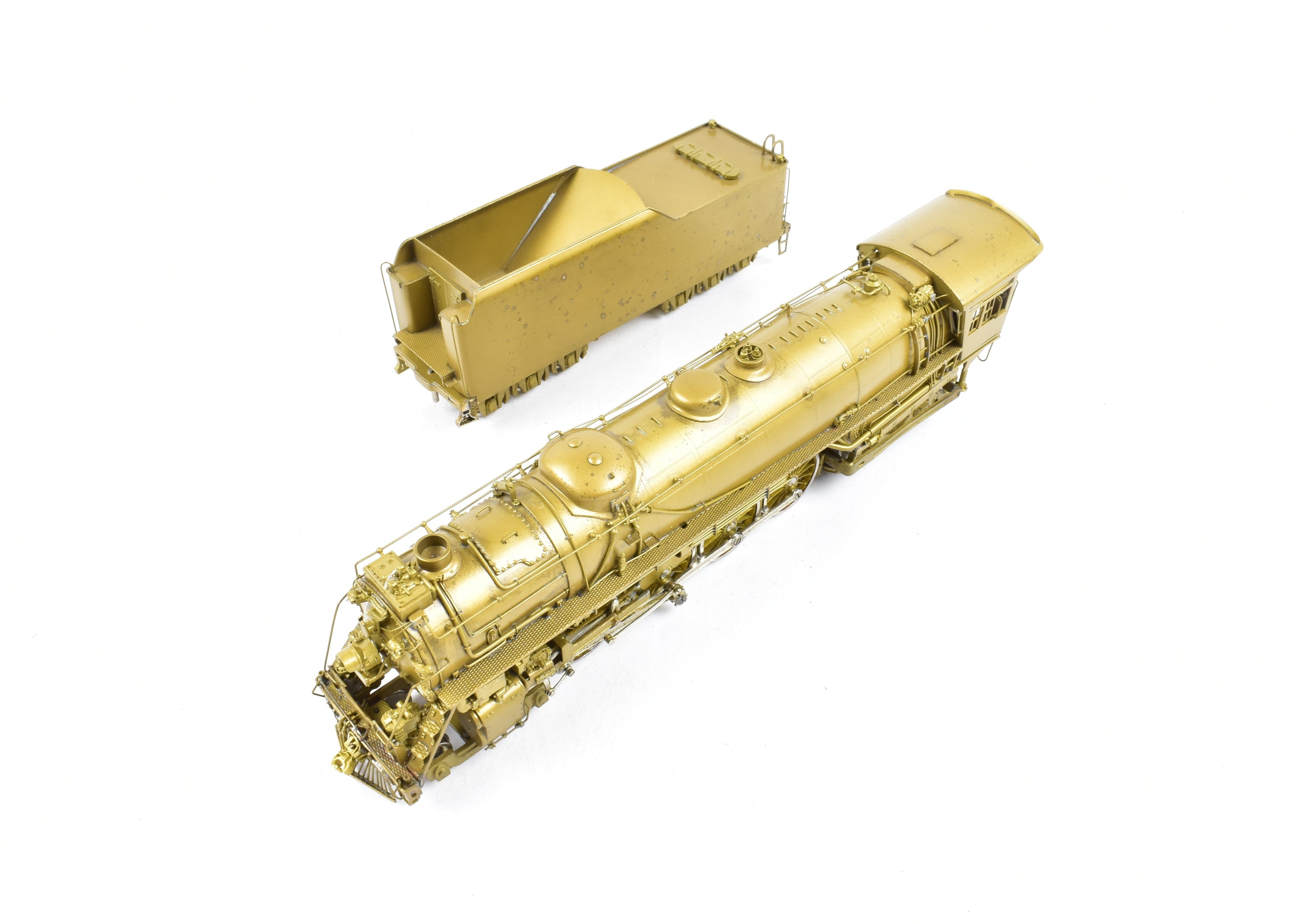 HO Scale Brass Model Train - Chicago & North Western Class H-1 4-8-4, Customized by NJ Custom Brass