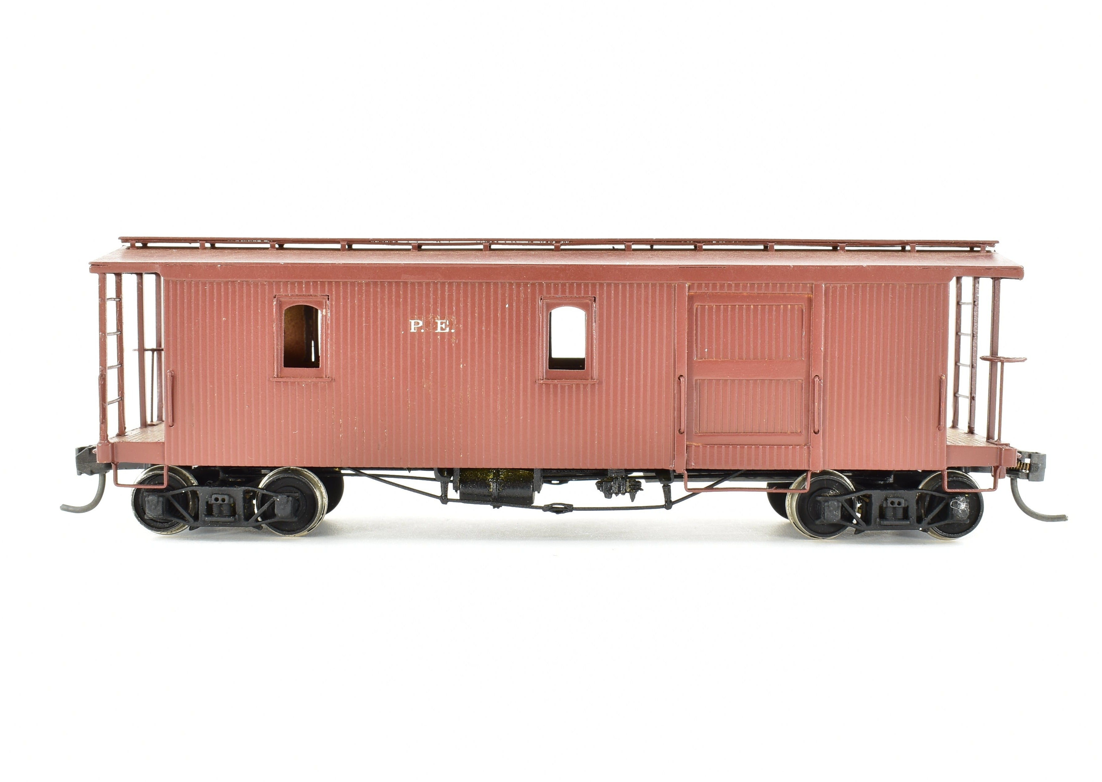 Custom Painted HO Brass Metro Models PE Pacific Electric Tool Car