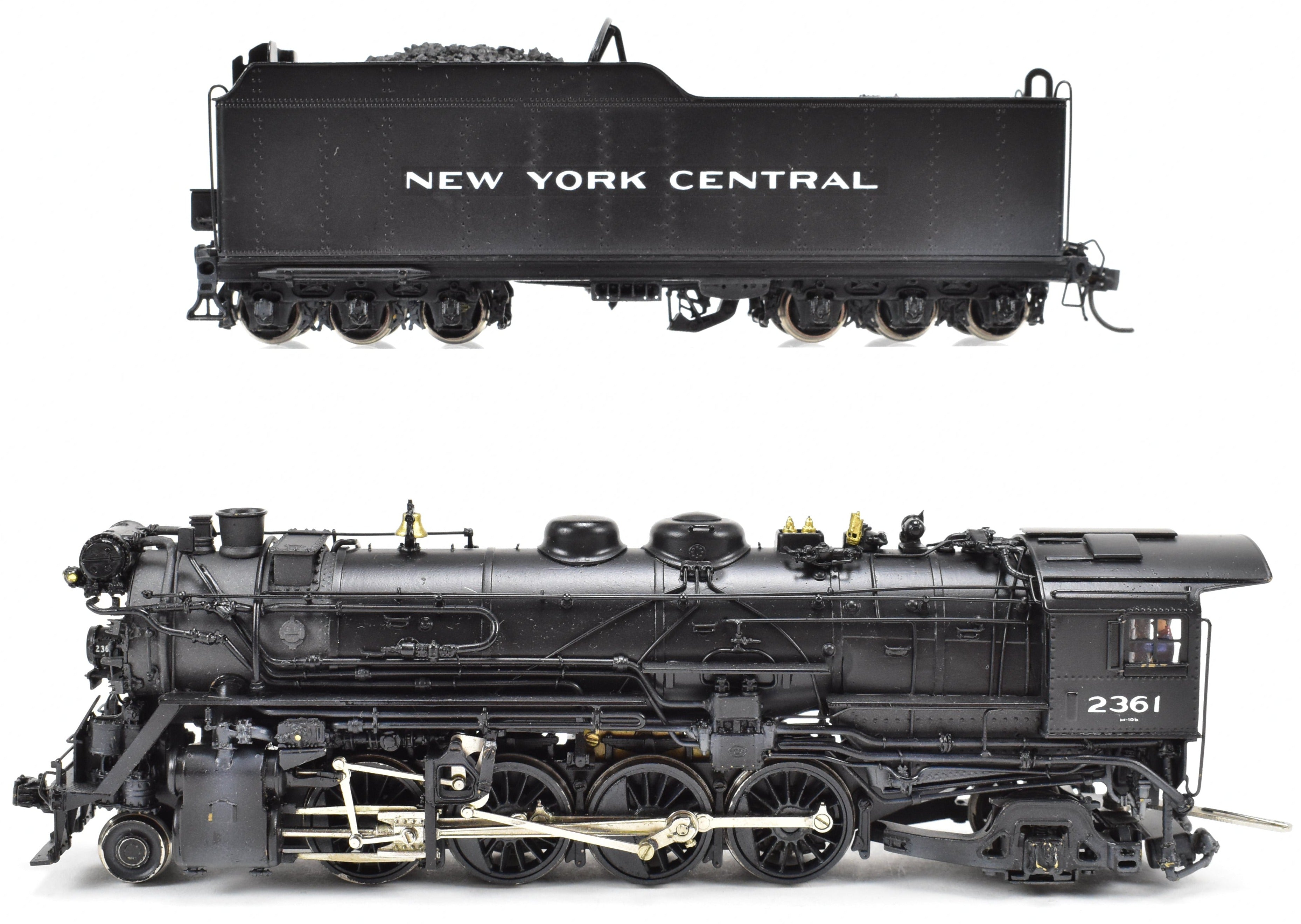 High - Quality HO Scale Brass PFM SKI NYC New York Central H - 10b 2 - 8 - 2 Model Locomotive with Professional Paint No. 2361