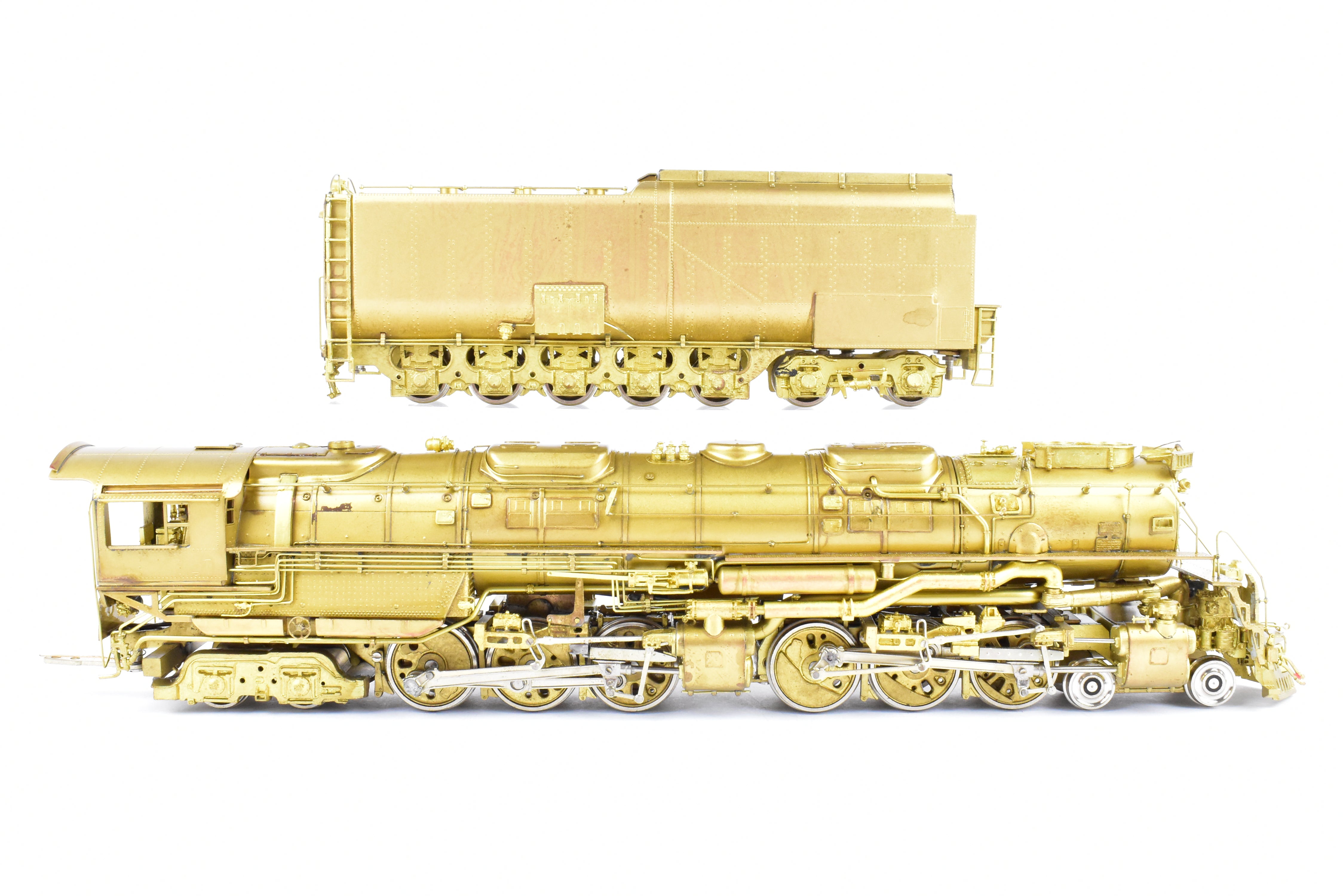 HO Scale Brass Key Imports Union Pacific 4-6-6-4 3985 Challenger Steam Locomotive Coal Tender Version Classic Model Series