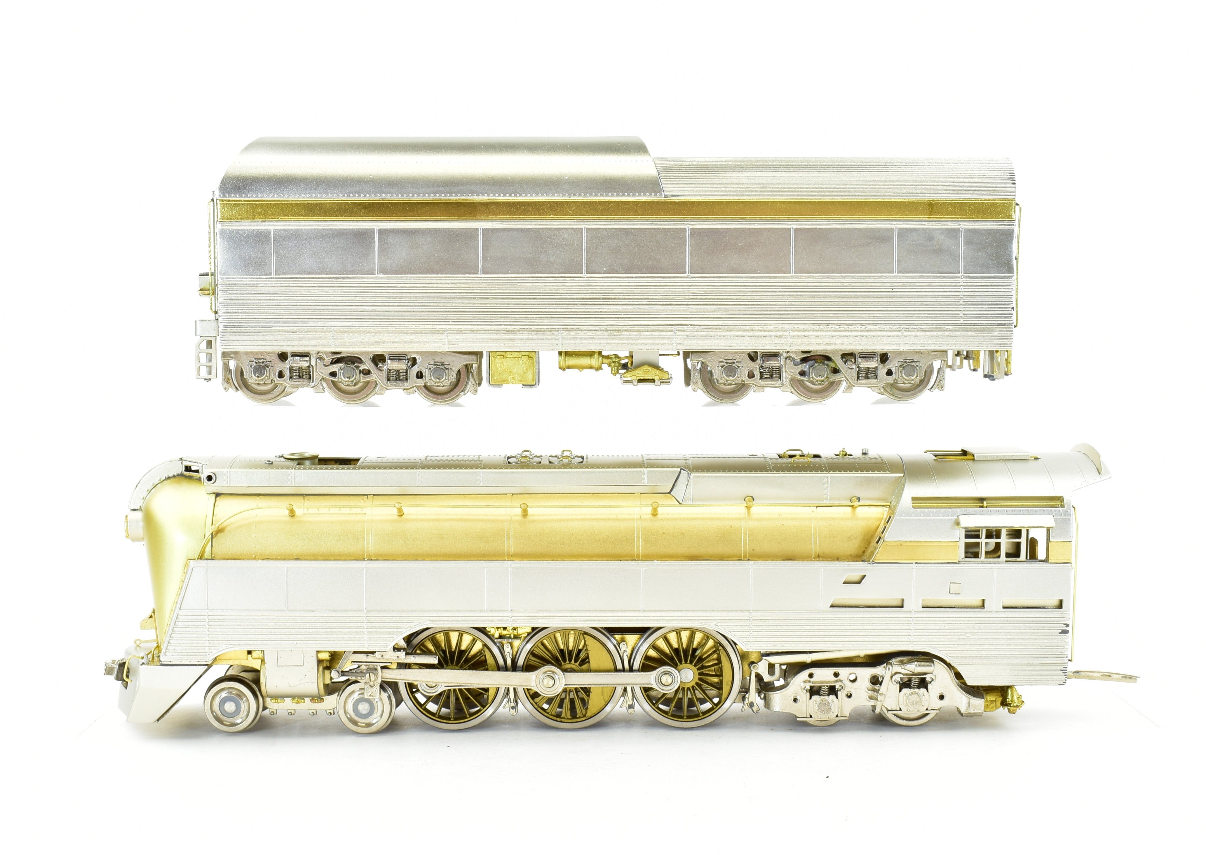 HO Scale Custom Brass Chesapeake & Ohio L-1 4-6-4 Streamlined Hudson Model Locomotive by NJ Custom Brass