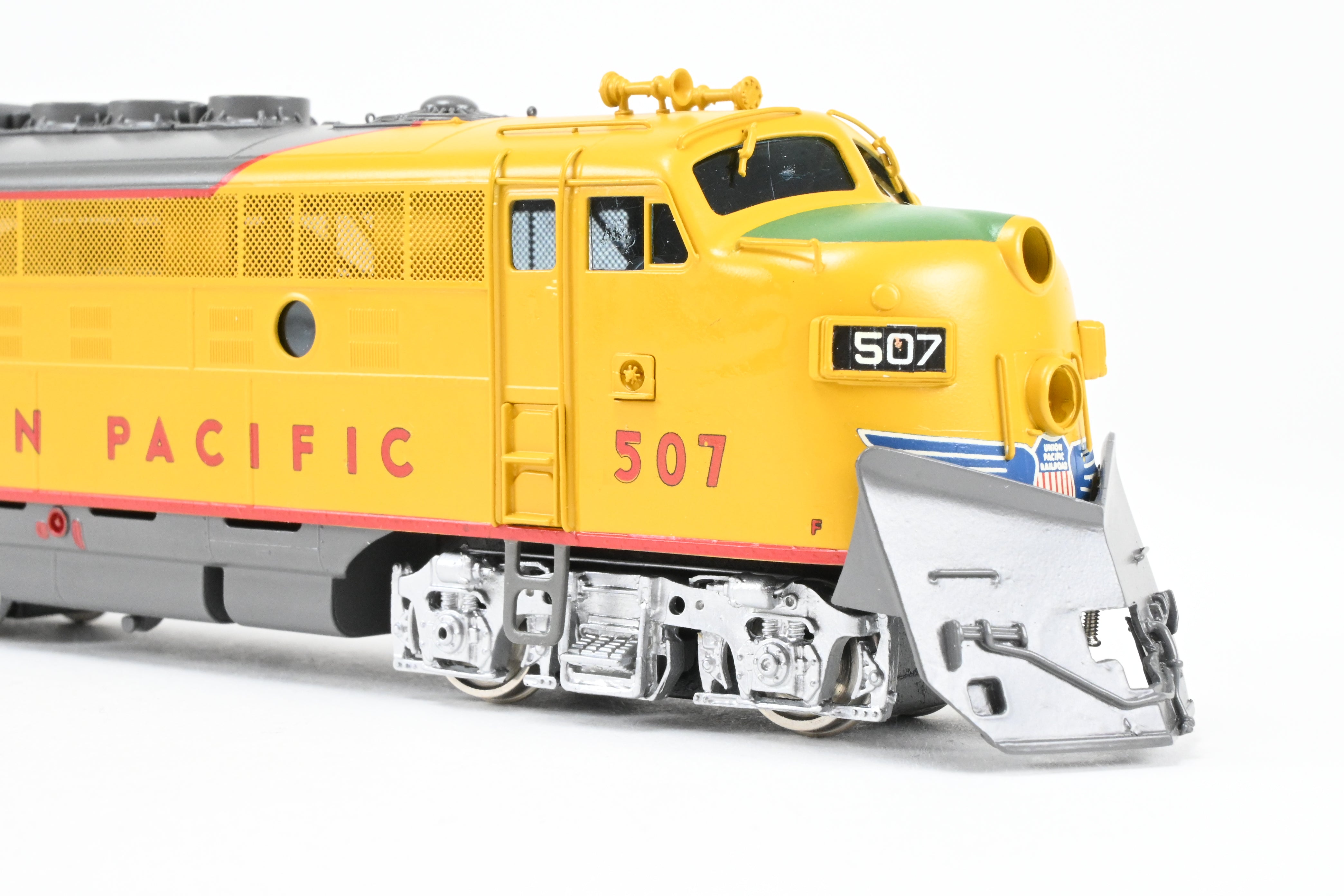 HO Scale Brass Union Pacific EMD F9MA Locomotive Model with Snowplow, Oriental Limited Edition, Numbered FP #507
