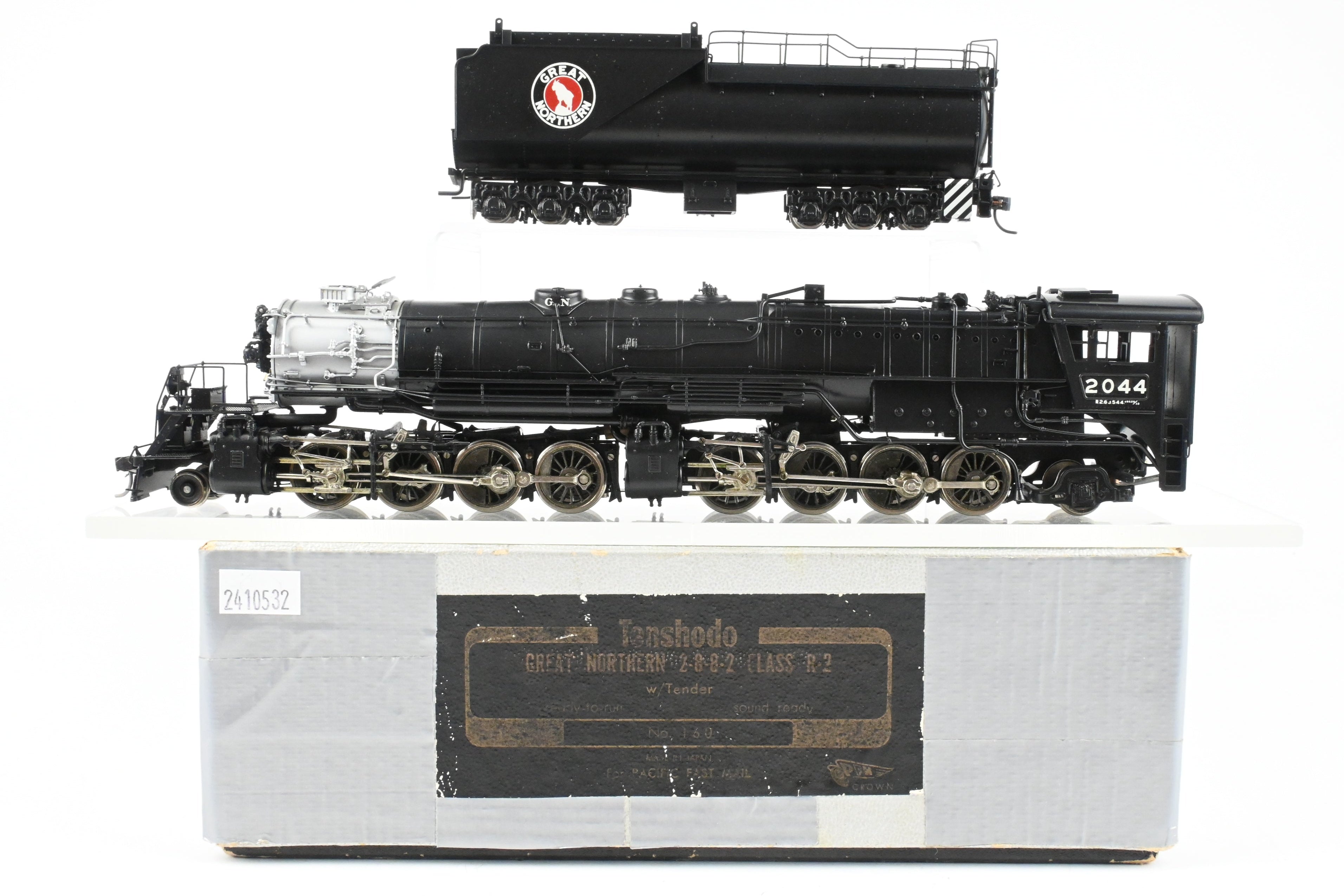 1974 HO Brass PFM - Tenshodo GN Great Northern 2-8-8-2 R-2 FP No. 2044 Model