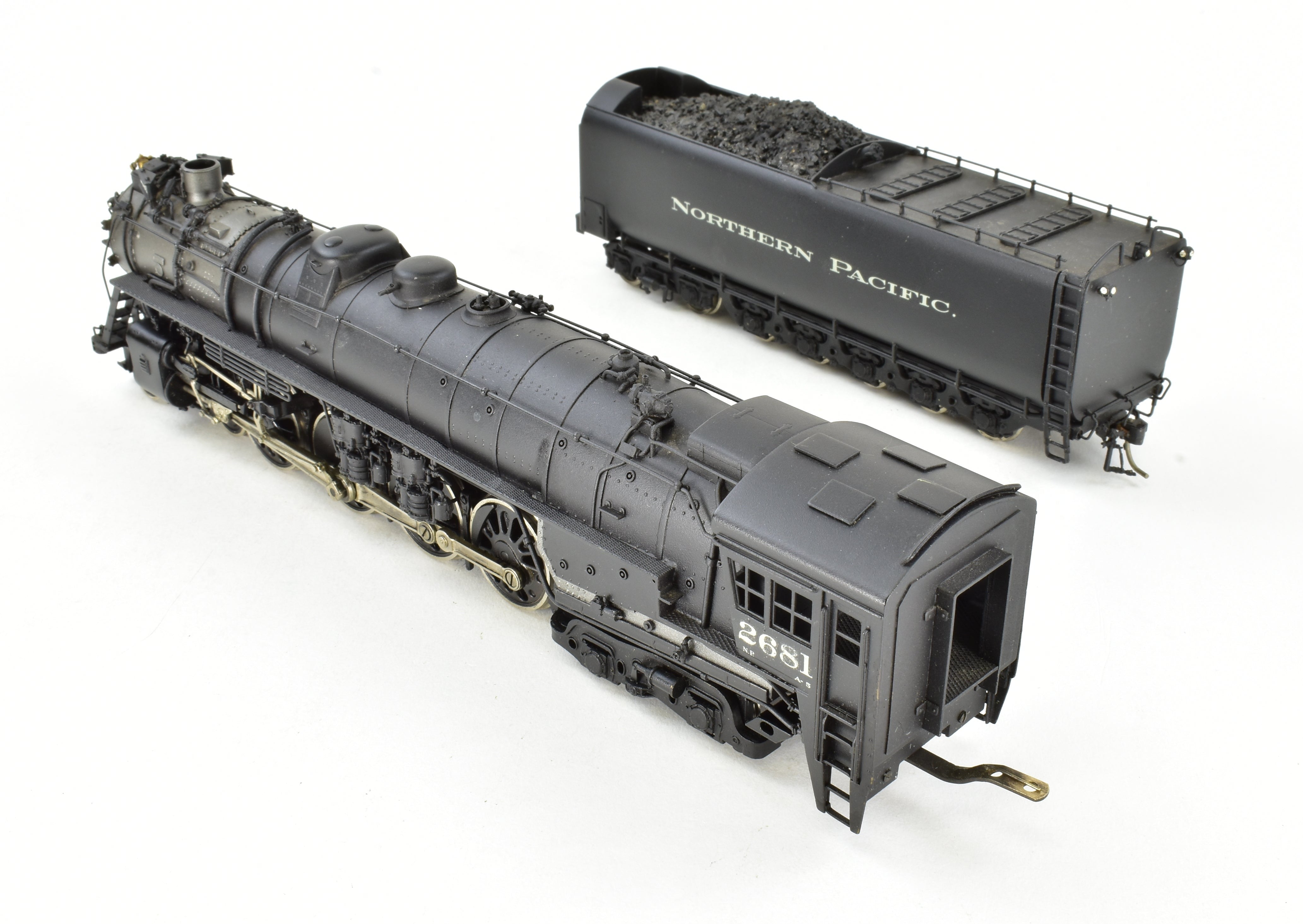 HO Scale Brass PFM - Fujiyama Northern Pacific 4-8-4 Class A-5 Model from 1972 Run with Custom Painting