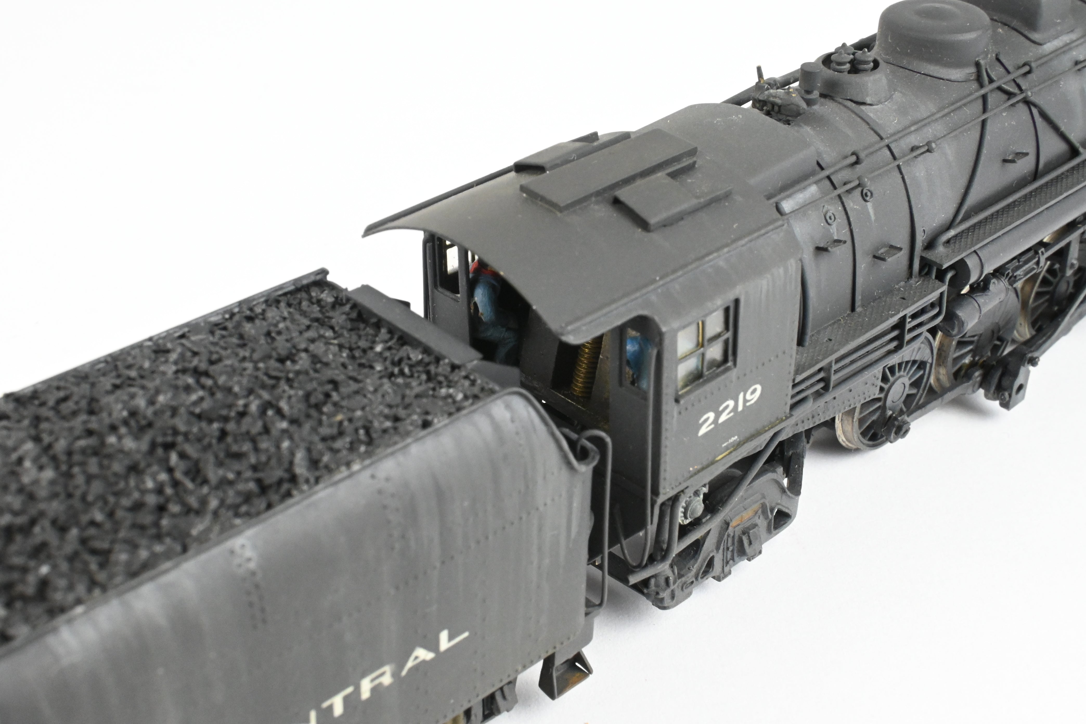 HO Scale Brass LMB NYC - New York Central 2-8-2 H-10a Mikado #2219 Custom Painted & Weathered
