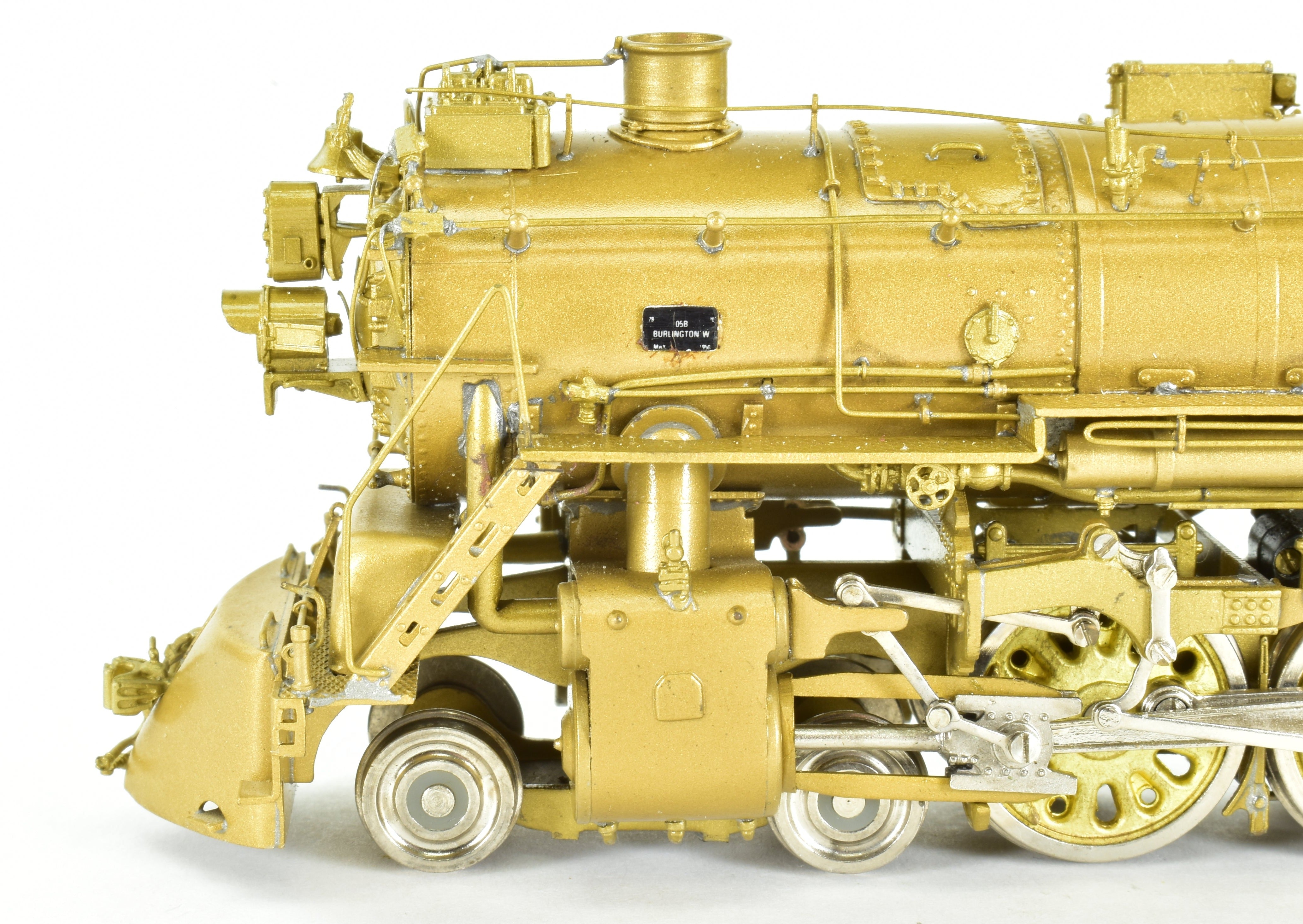 HO Scale Custom Brass CB&Q Burlington Route Class O5B 4-8-4 Locomotive