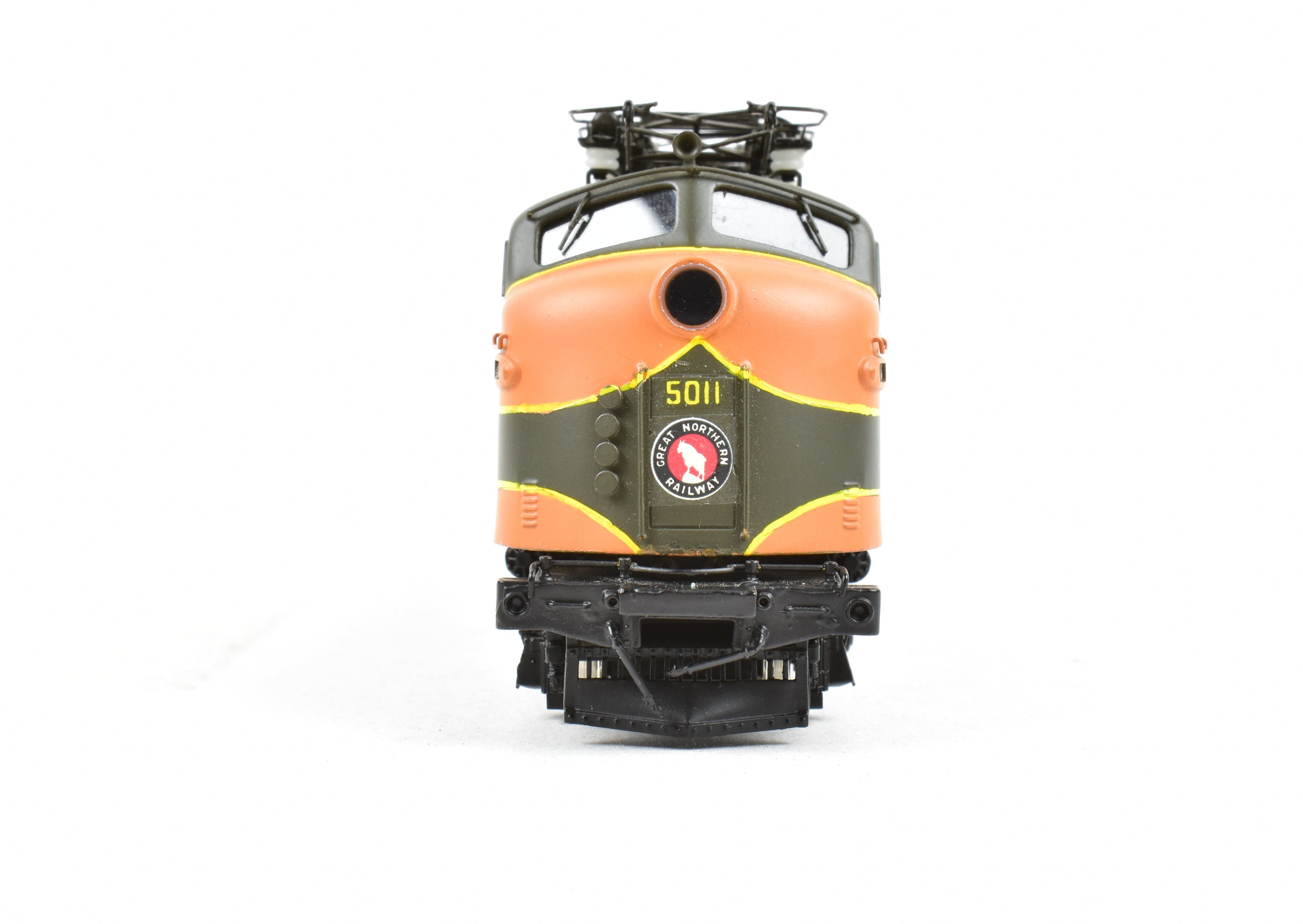 HO Scale Custom Brass Great Northern Class Y - 1 FT Electric Locomotive, Factory - Painted and Professionally Crafted by Kumata in Japan