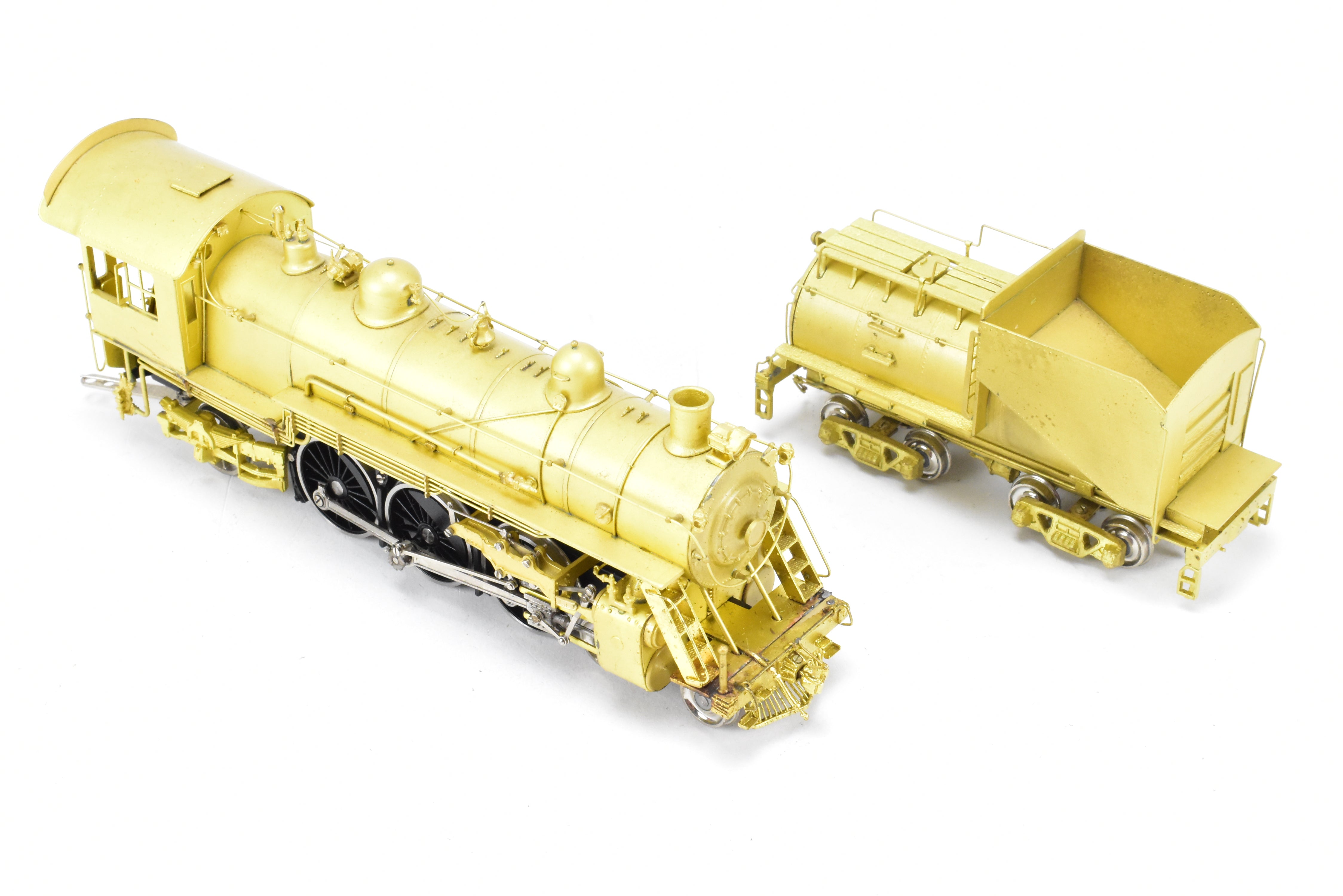 HO Scale Brass Erie Railroad K-1 4-6-2 Nickel-Plated Model - As Is