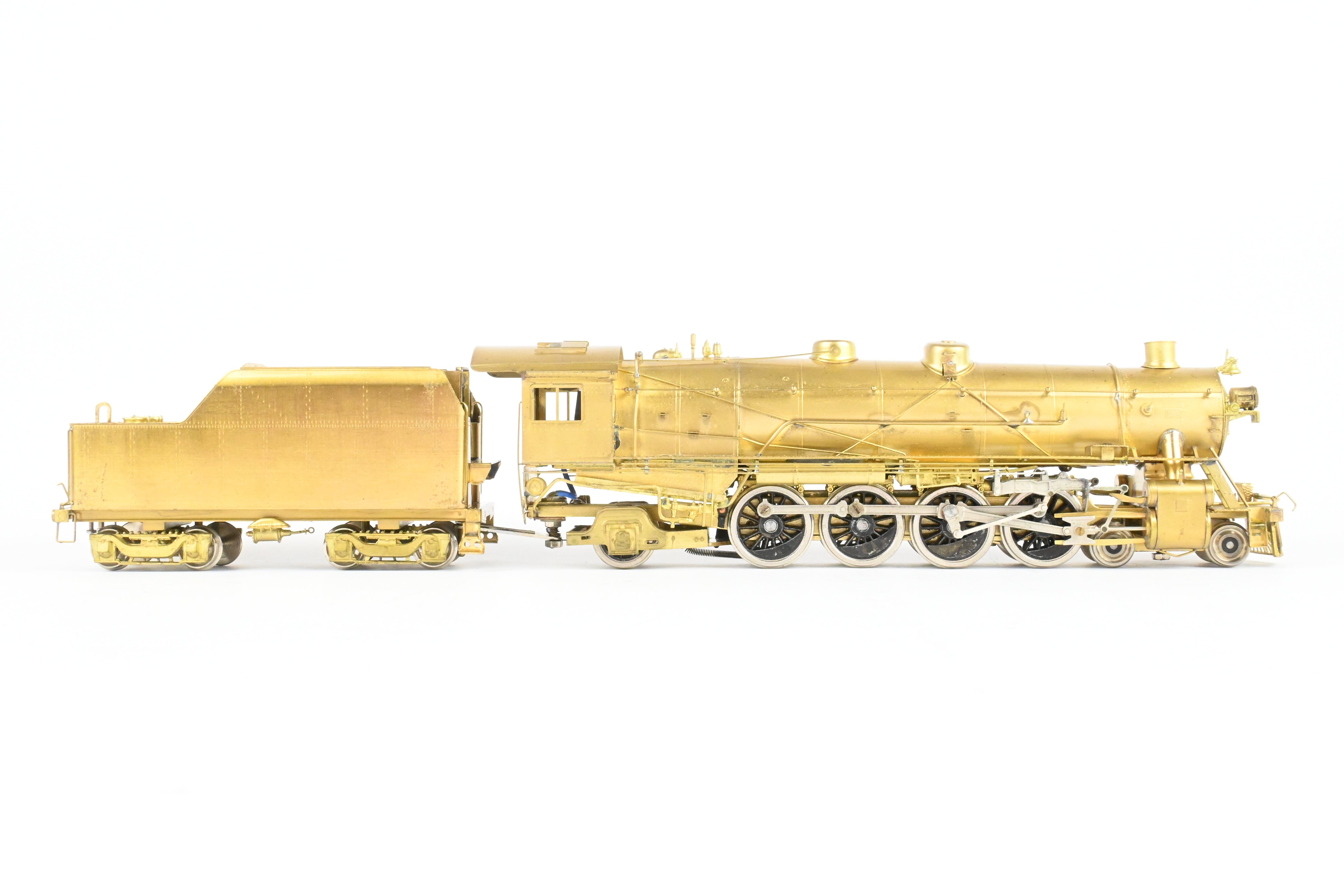 HO Scale Brass Nickel-Plated Model Train - New York Ontario & Western Class Y 4-8-2 Mountain Steam Locomotive by Nickel Plate Products