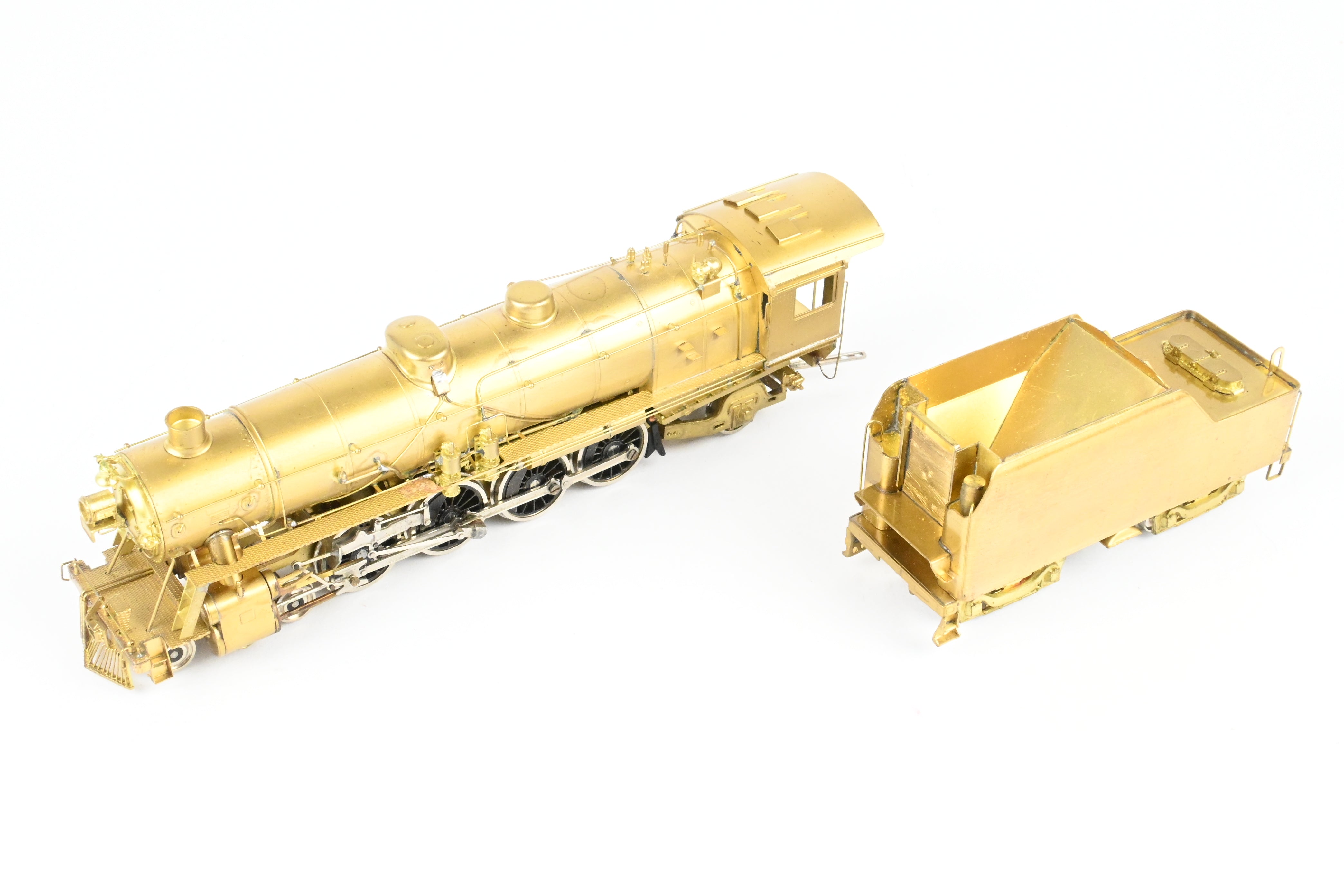 HO Scale Brass Nickel-Plated Model Train - New York Ontario & Western Class Y 4-8-2 Mountain Steam Locomotive by Nickel Plate Products