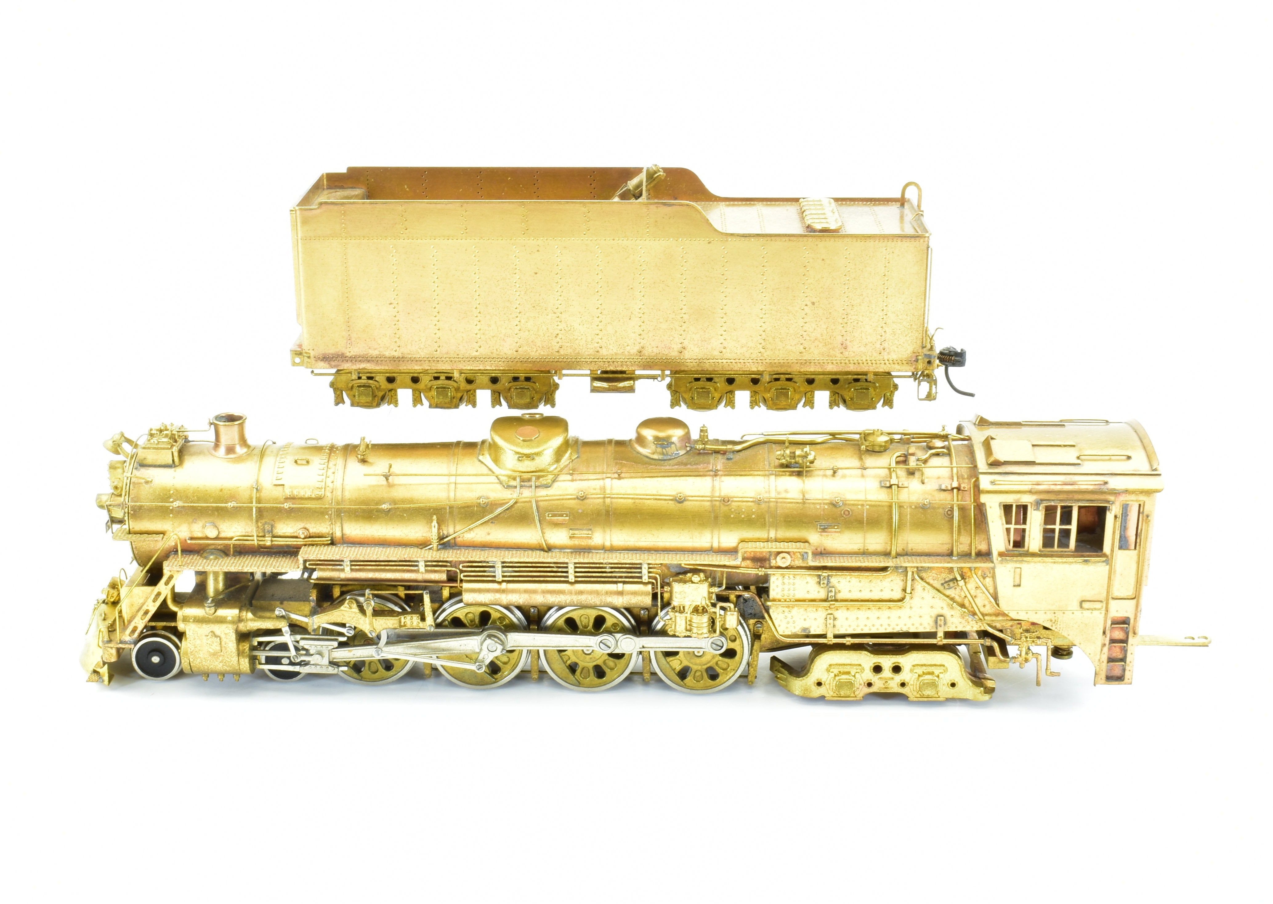 HO Scale Brass Pacific Fast Mail (PFM) Model Train - Toby CB&Q Burlington Route 4-8-4 Class O-5 Crown Model from 1969 Run