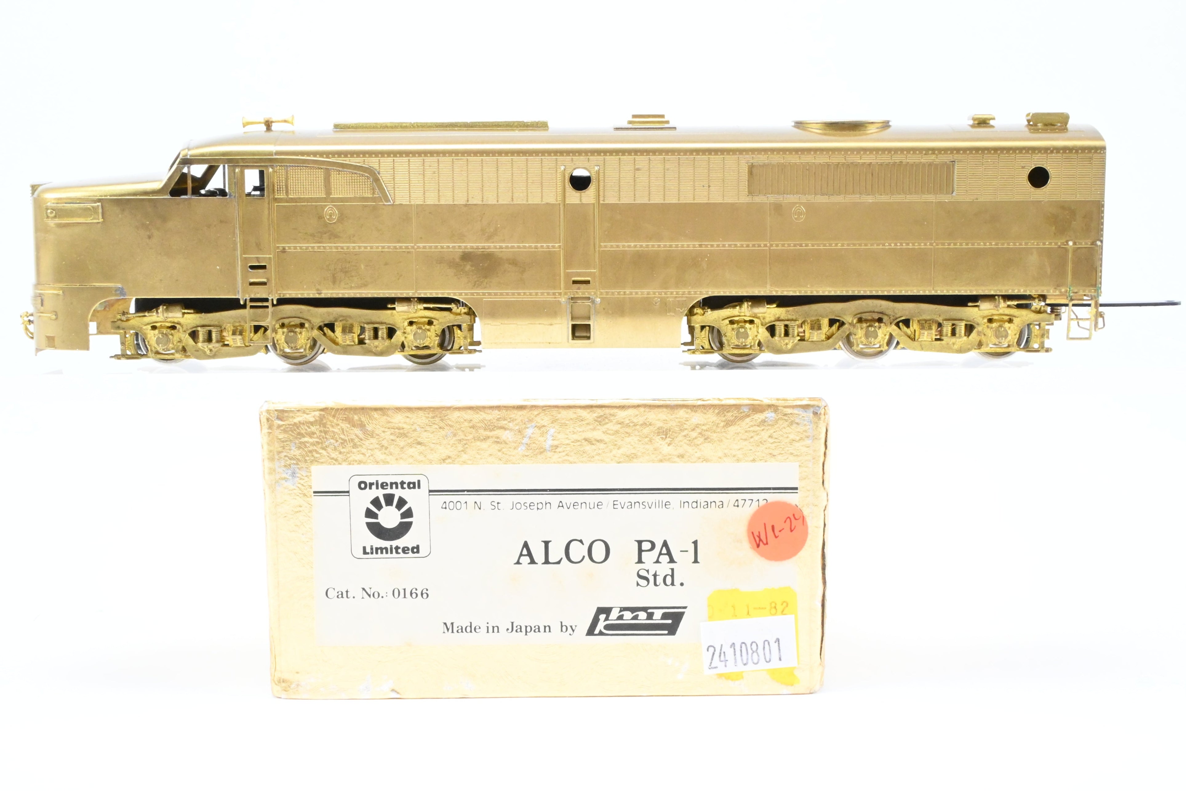 HO Scale Brass Alco PA - 1 Model by Brass Oriental Limited, 1968 Run