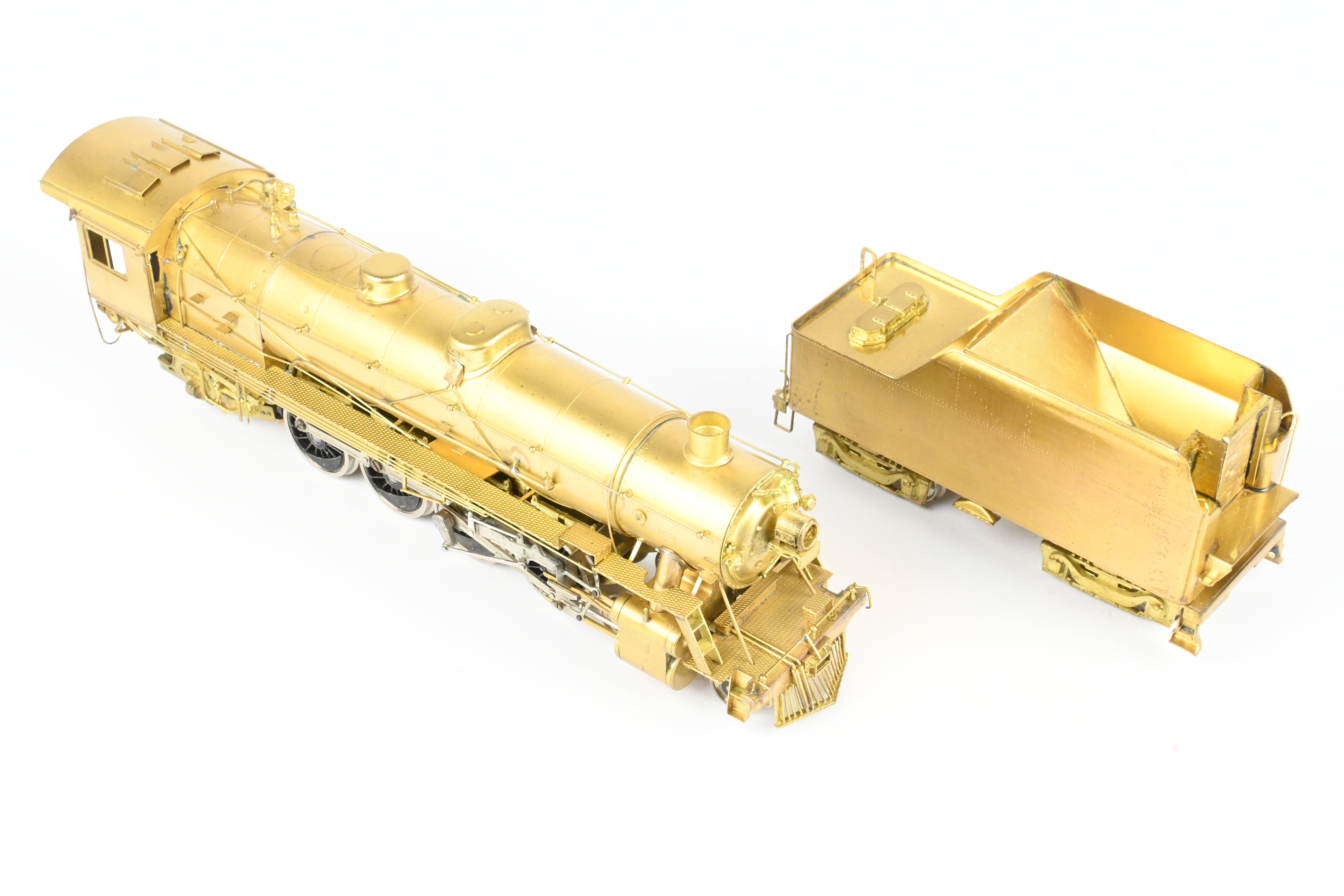HO Scale Brass Nickel-Plated Model Train - New York Ontario & Western Class Y 4-8-2 Mountain Steam Locomotive by Nickel Plate Products