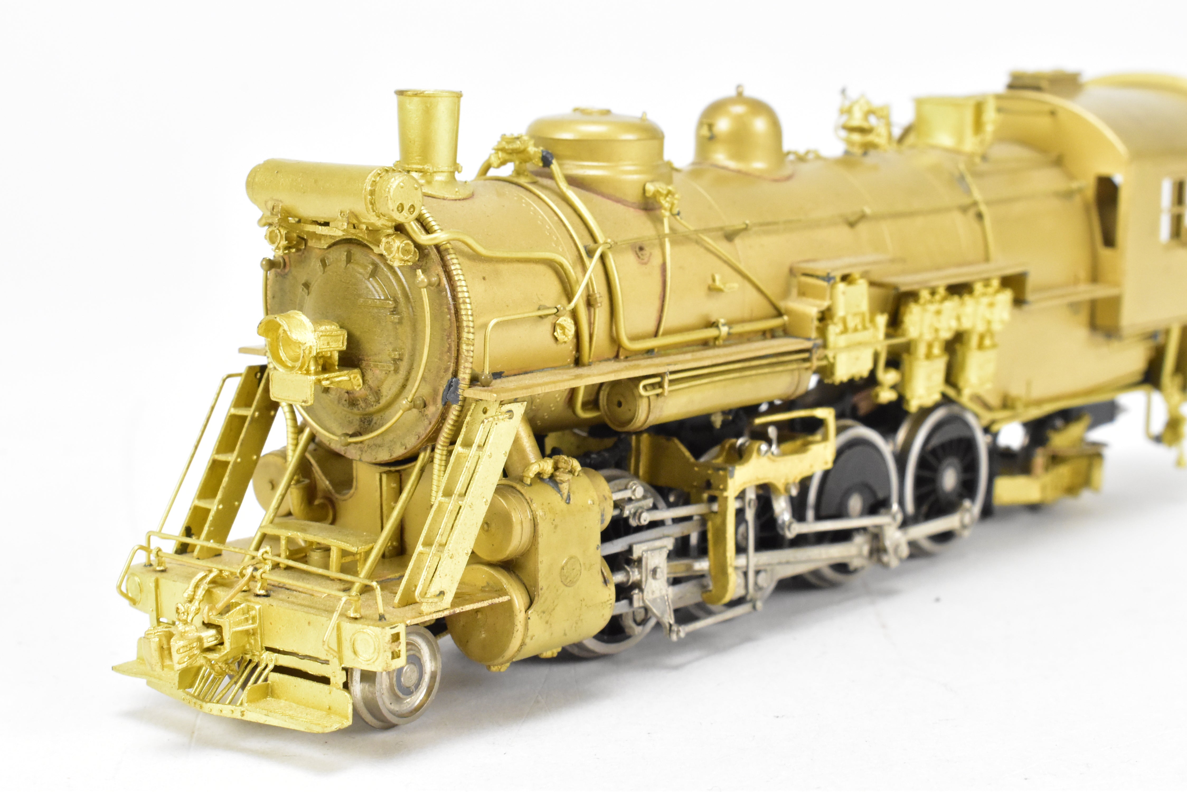 High - Quality HO Scale Brass Nickel - Plated Erie Railroad N - 1 2 - 8 - 2 Model Train by NPP - Nickel Plate Products