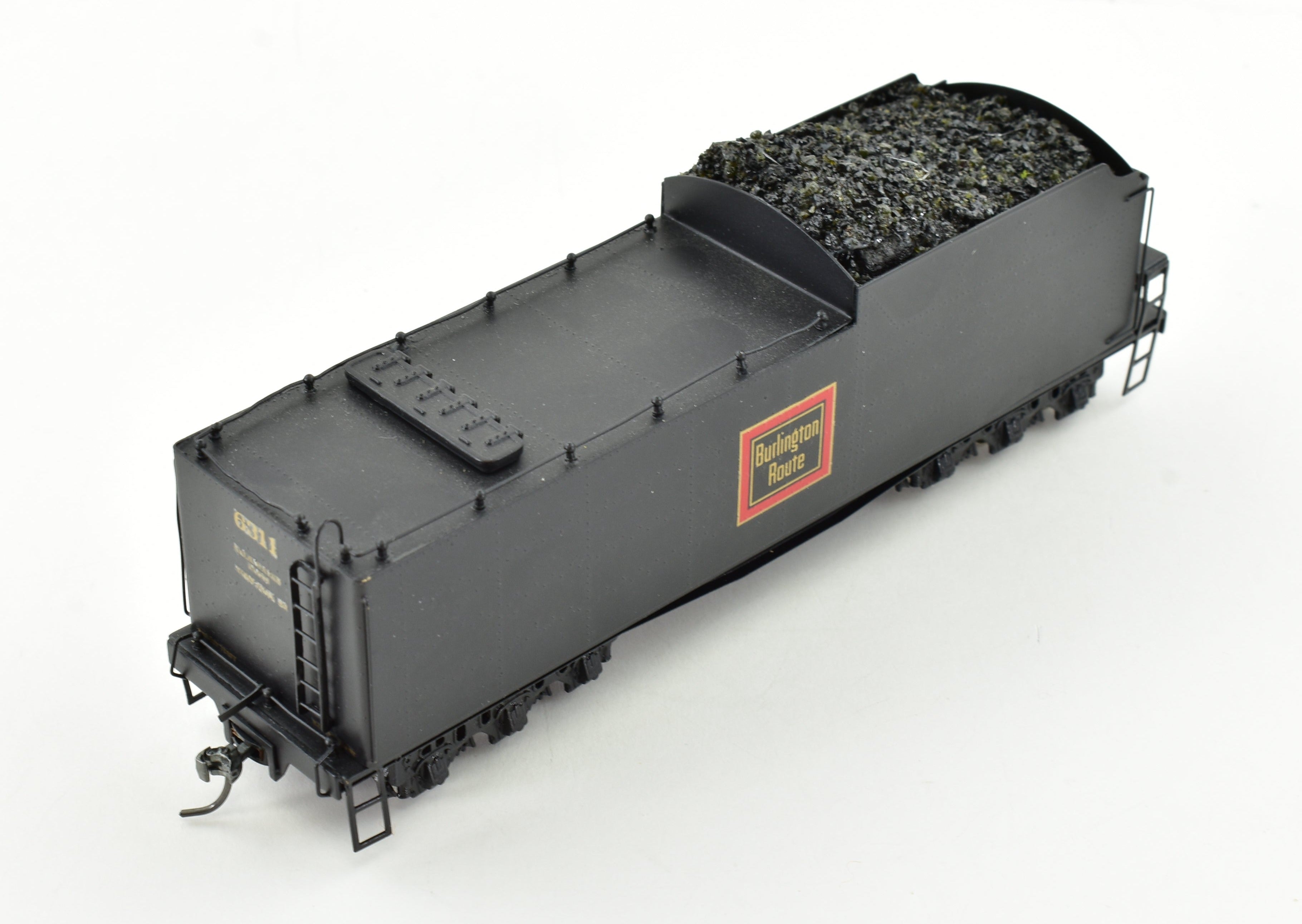 HO Scale Brass Nickel - Plated NPP CB&Q Burlington Route 2 - 10 - 4 Class M - 4 Custom Painted Locomotive