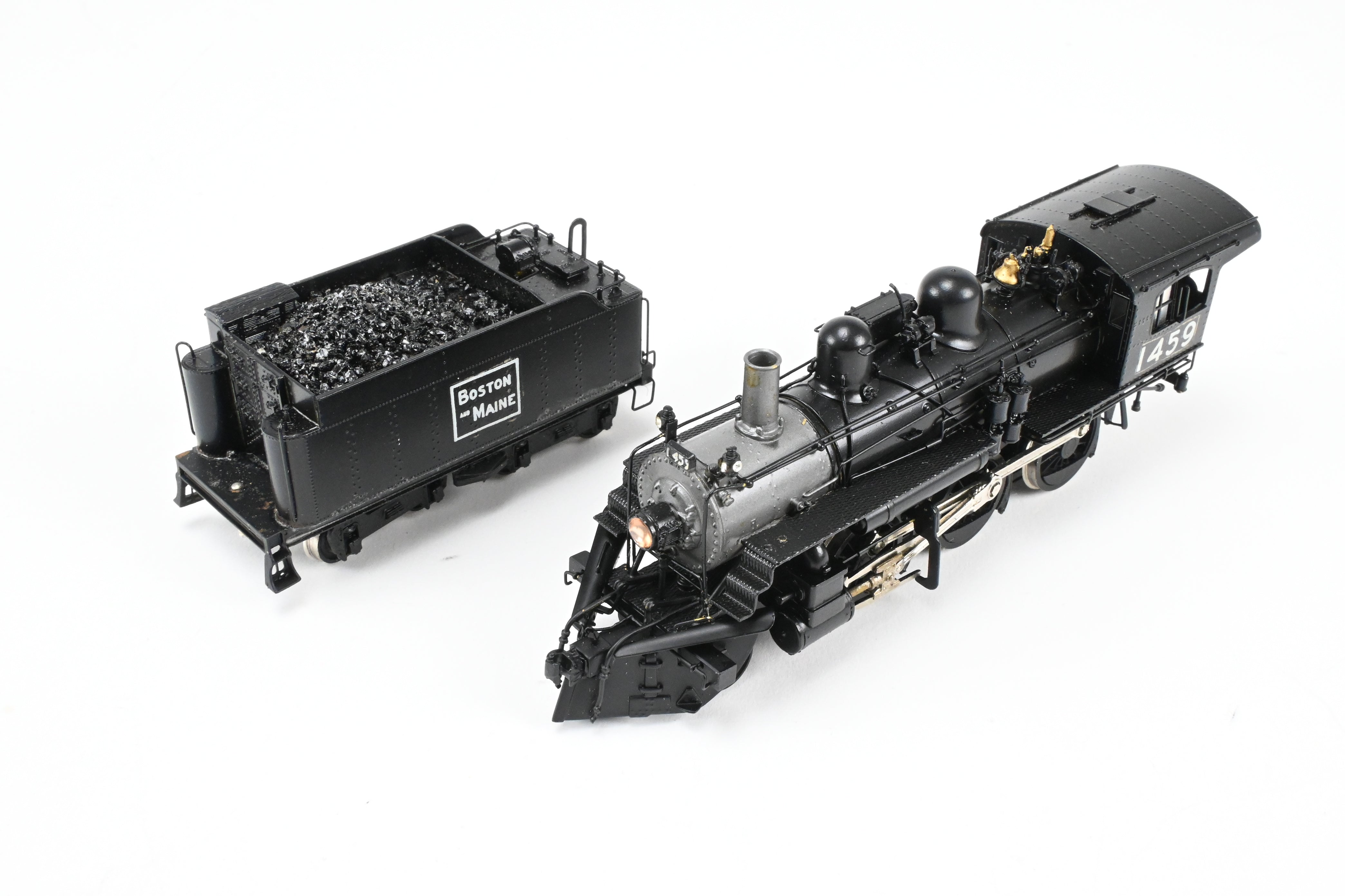 HO Scale Brass PFM Samhongsa Boston & Maine 2-6-0 B-15 CP No. 1459 w/Snowplow