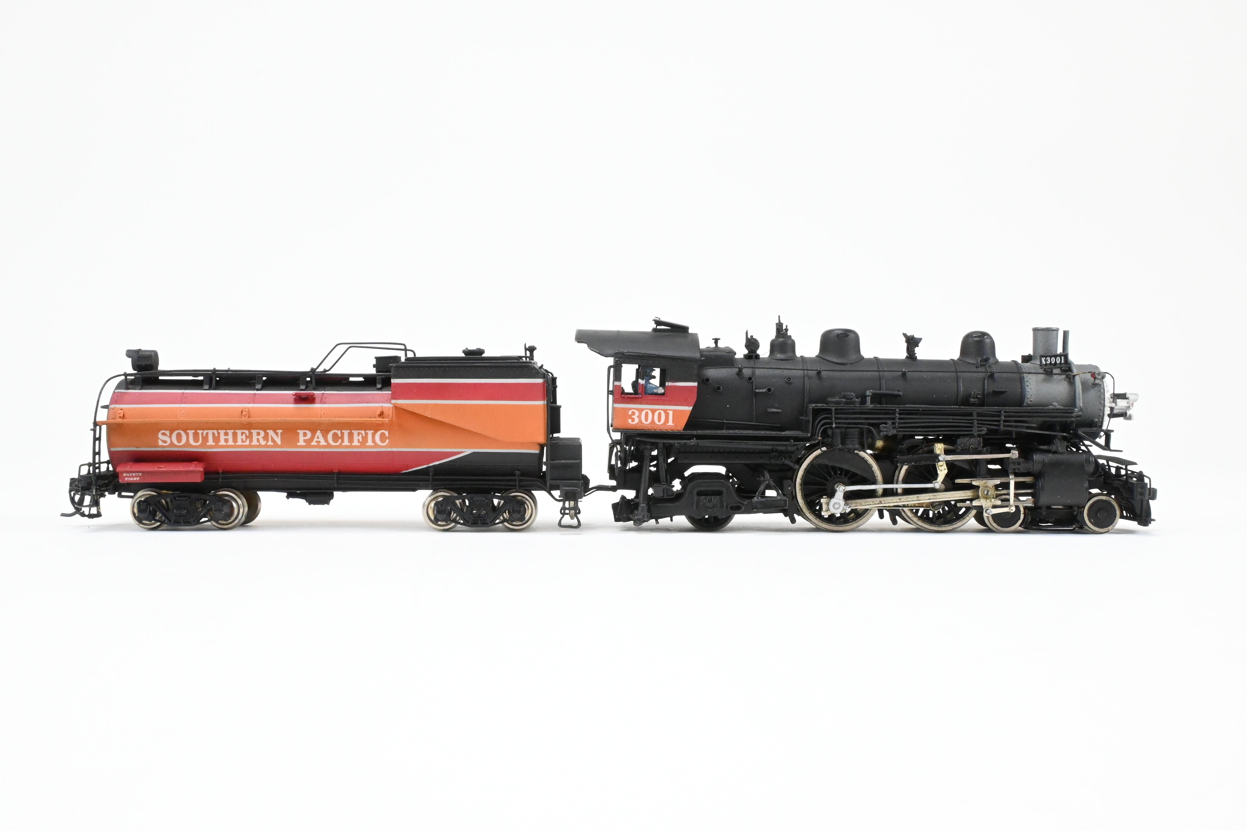 Custom-Built and Detailed HO Brass M.B. Austin SP A6 4-4-2 Atlantic No. 3001