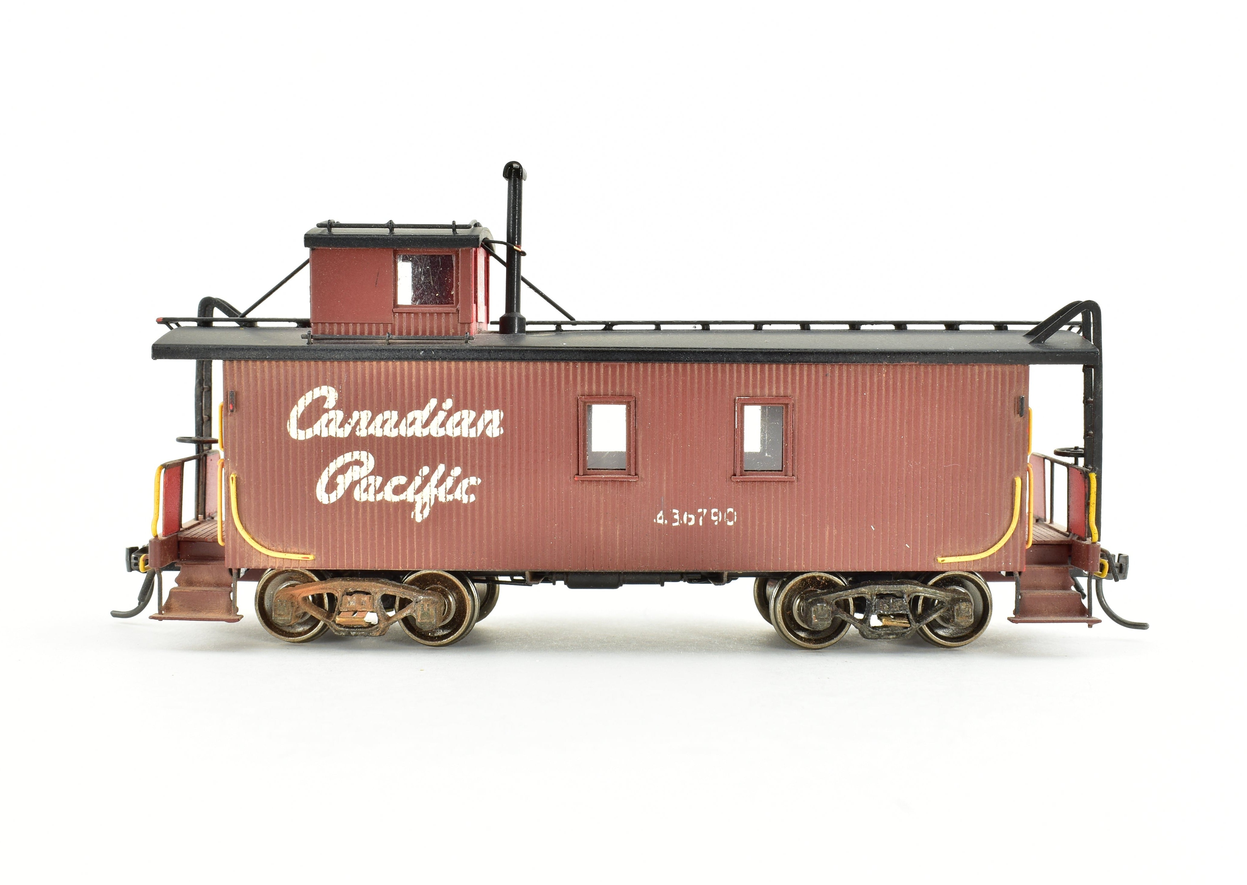 Custom Painted HO Brass PFM - Tenshodo Canadian Pacific Railway Caboose or Van